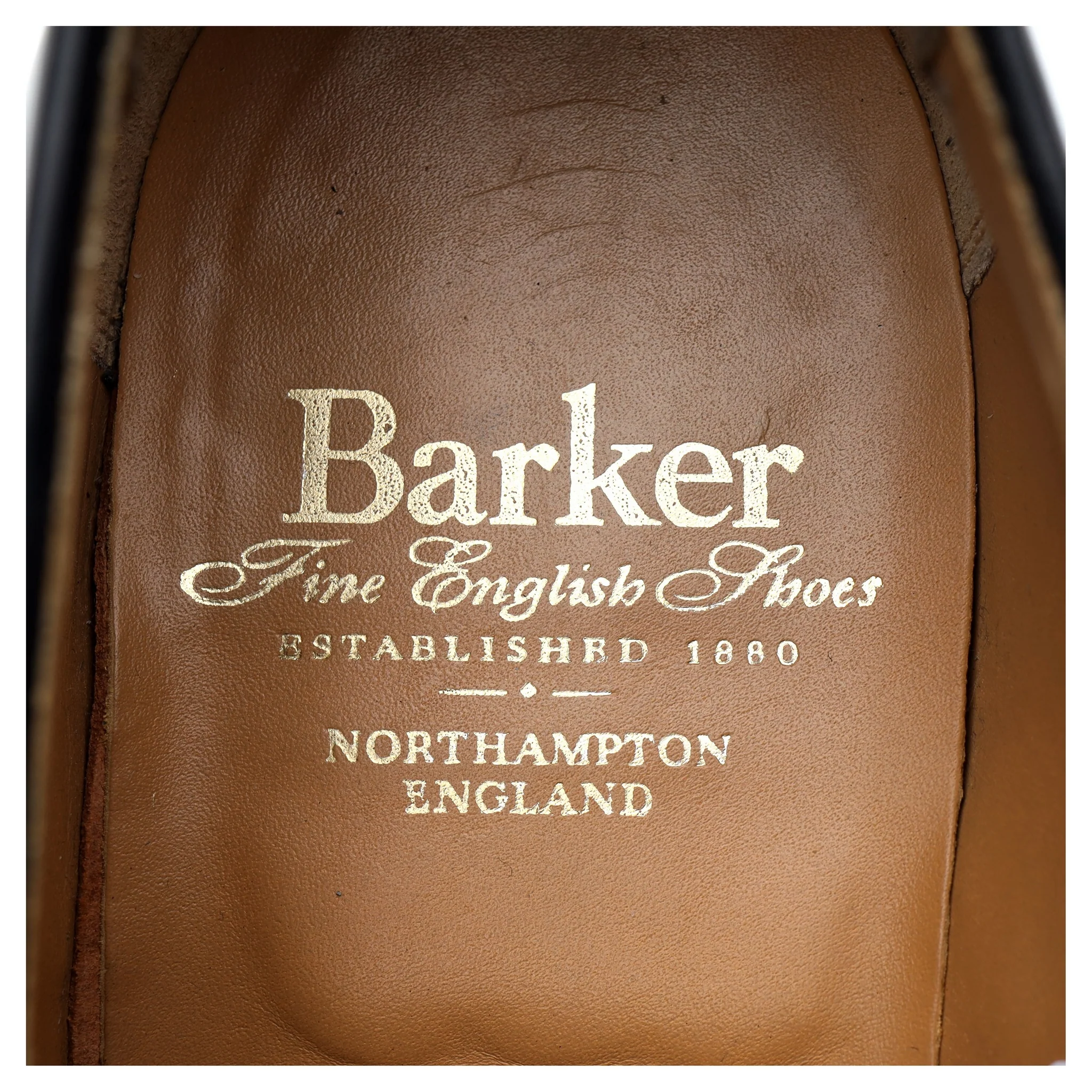 'Clive' Black Leather Wing Cap Tassel Loafers UK 10.5 F - Image 12