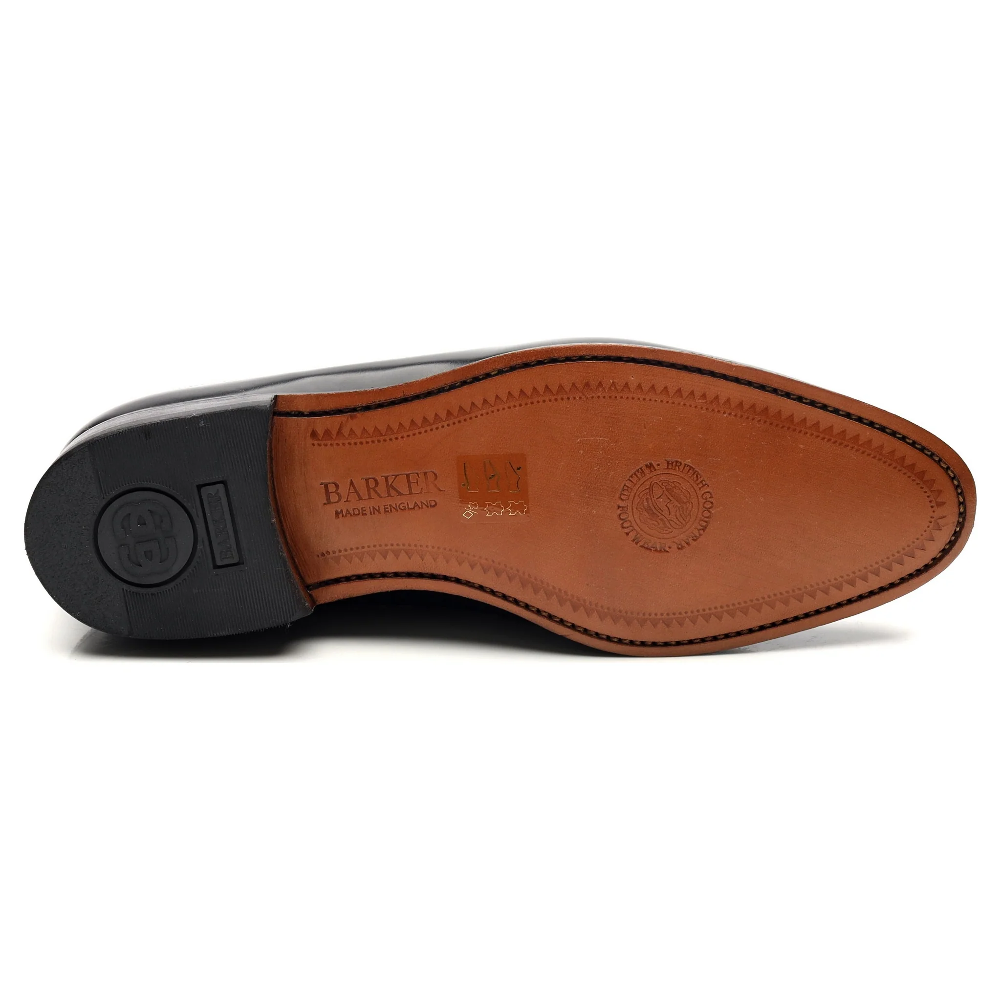 'Woodbridge' Black Leather Derby Brogues UK 8 G - Image 11