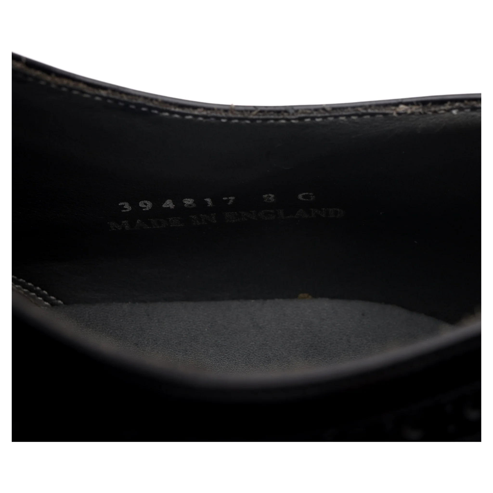 'Woodbridge' Black Leather Derby Brogues UK 8 G - Image 13