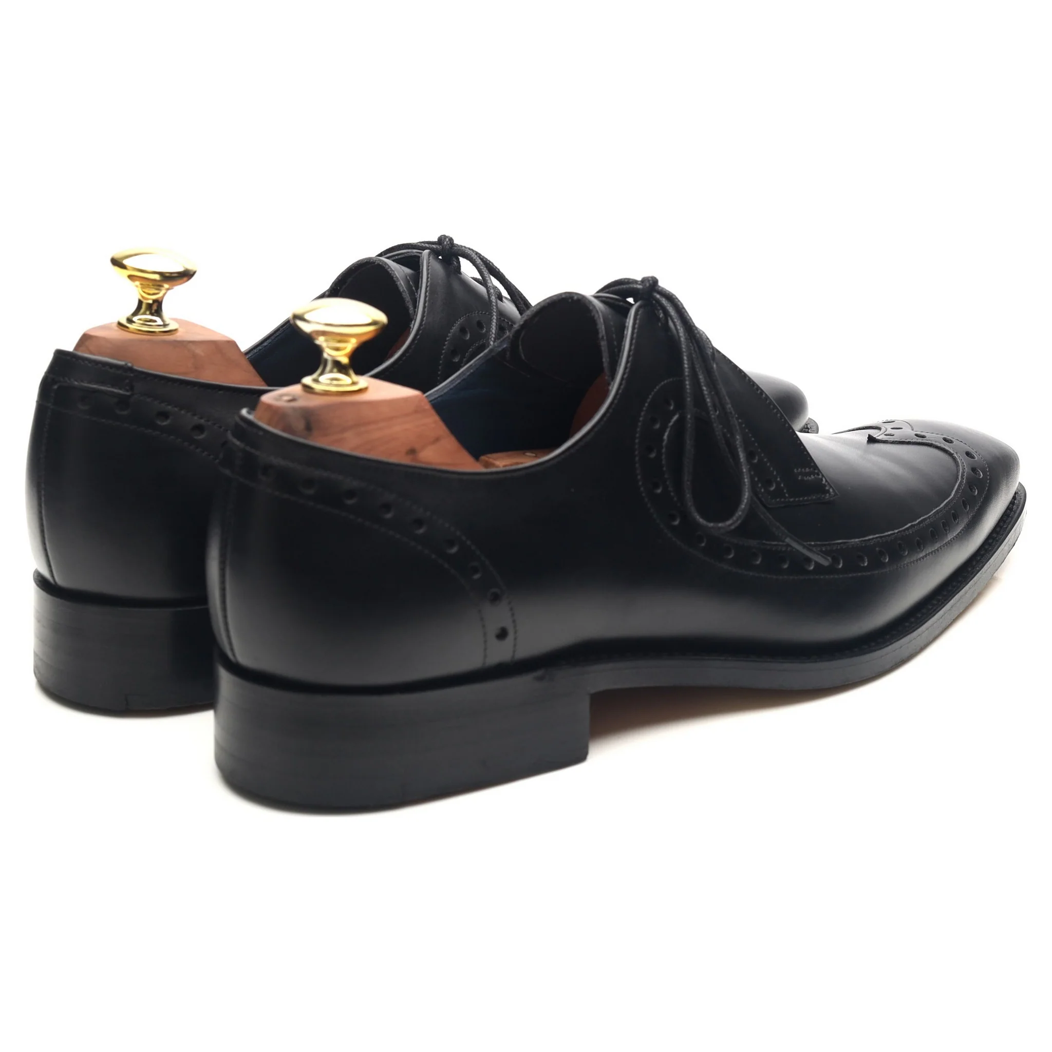 'Woody' Black Leather Derby UK 7.5 F - Image 5