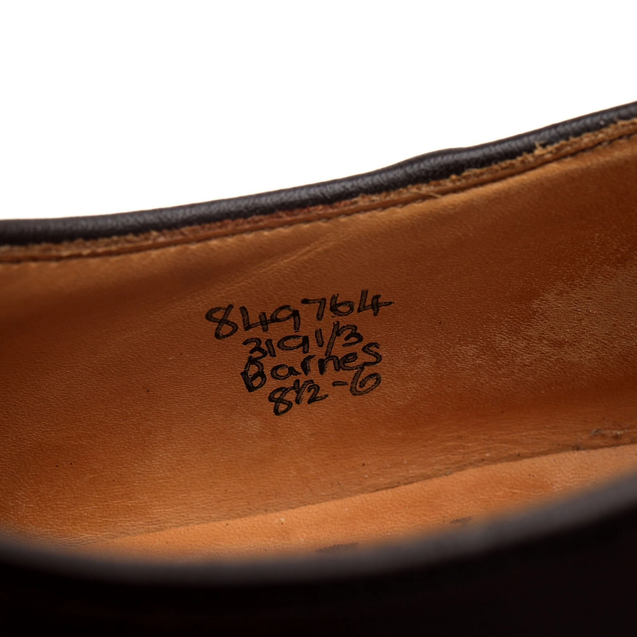 'Barnes' Dark Brown Leather Derby UK 8.5 - Image 7