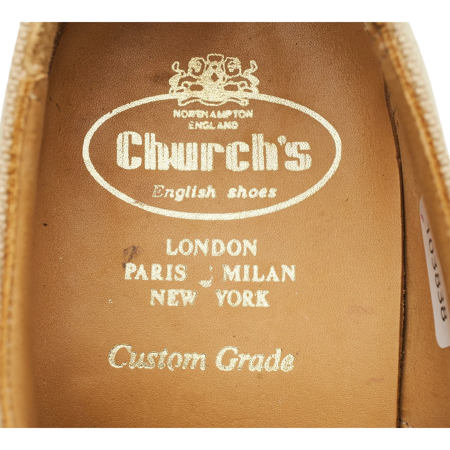 'Bath' Beige Canvas Derby UK 8.5 F - Image 6
