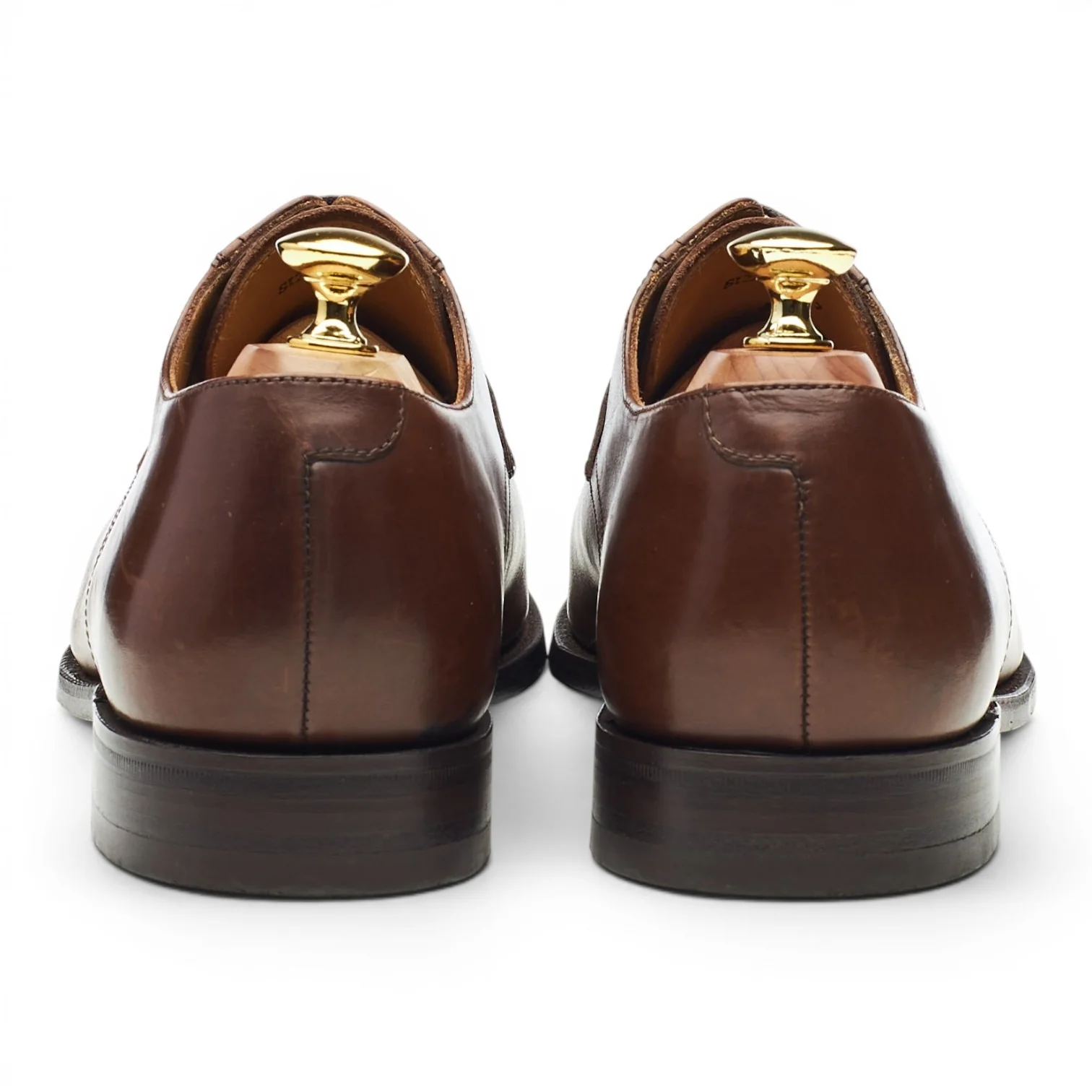 'Battersea' Brown Leather Derby UK 7 G - Image 4