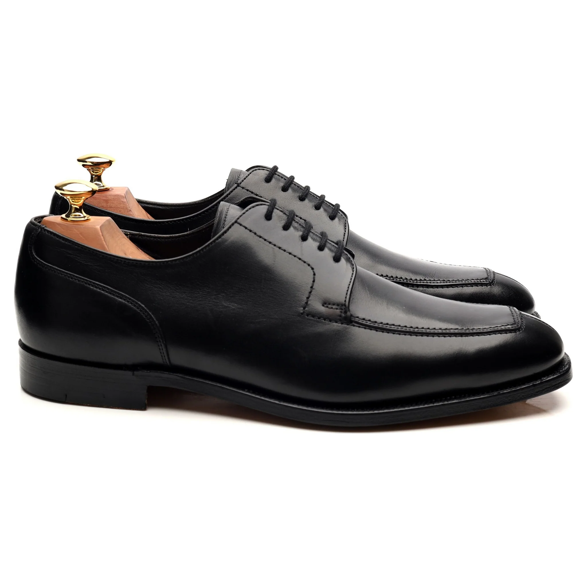 Beams Black Leather Split Toe Derby UK 9 E - Image 6