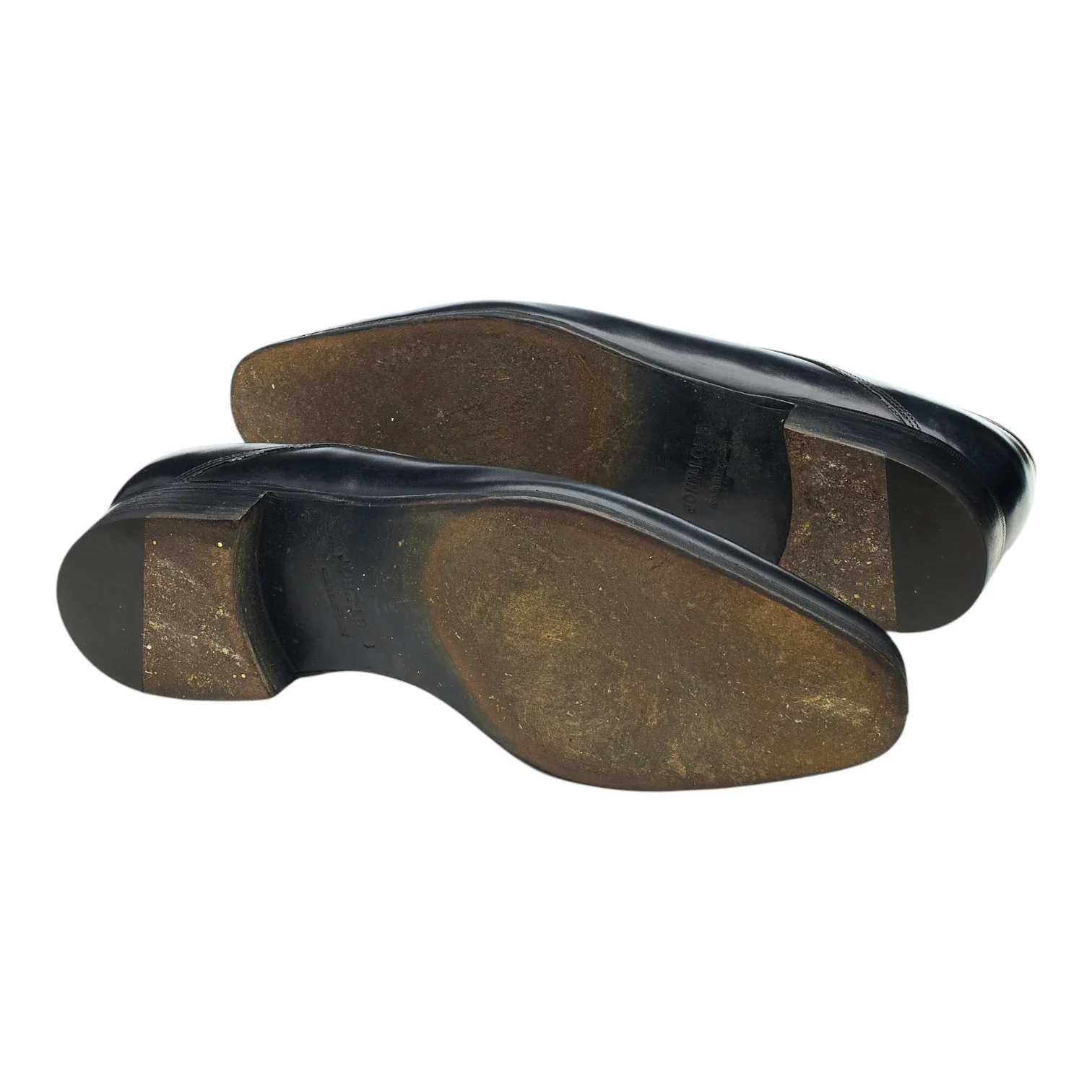 'Becketts' Black Leather Oxford UK 8 E - Image 5