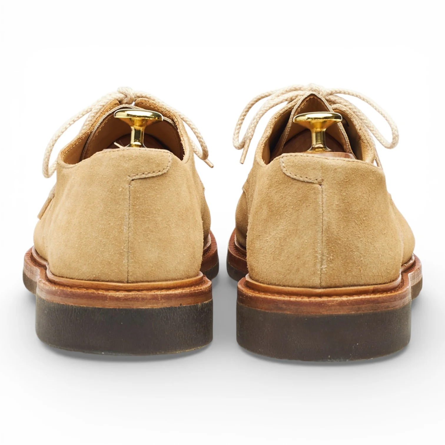 Beige Suede Derby UK 8 EU 42 - Image 4