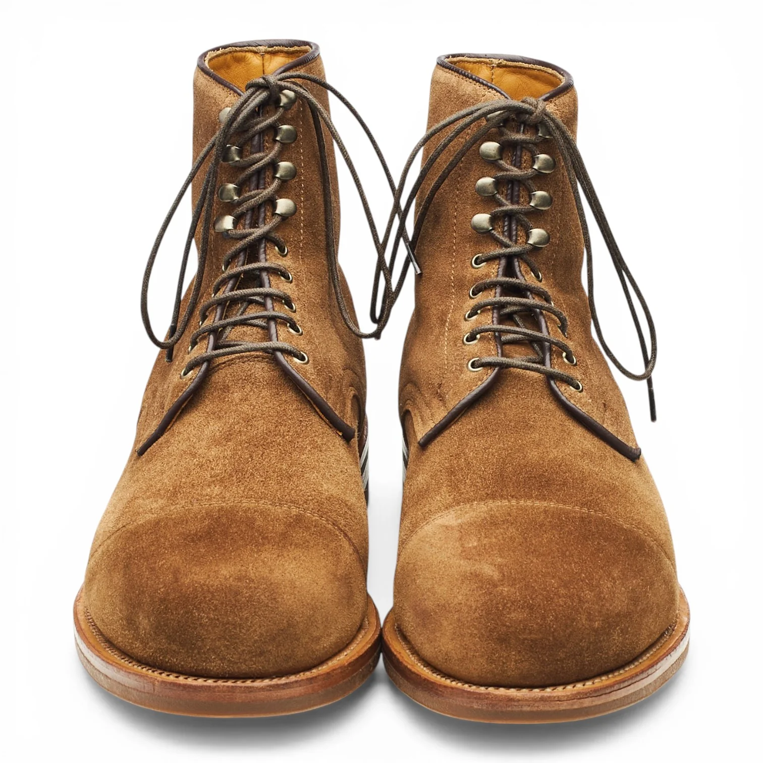 'Halkett' Tan Brown Suede Boots UK 7.5 - Image 2