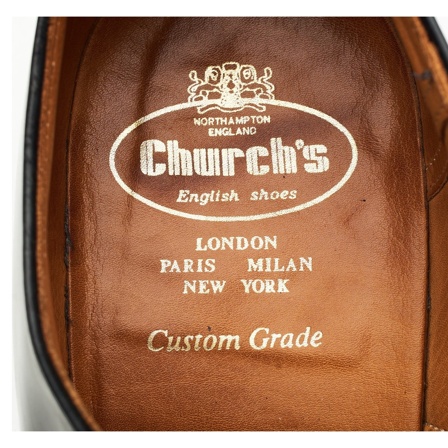 'Belmont' Black Leather Oxford UK 12 F - Image 6