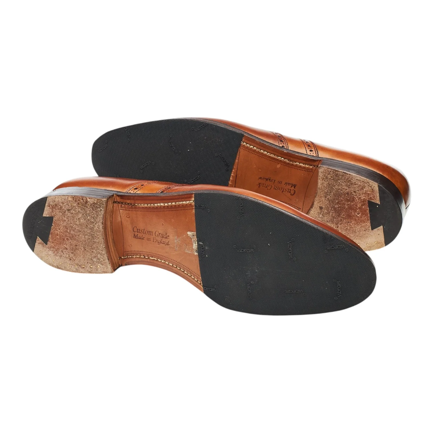 'Berlin' Tan Brown Leather Brogues UK 8 G - Image 5