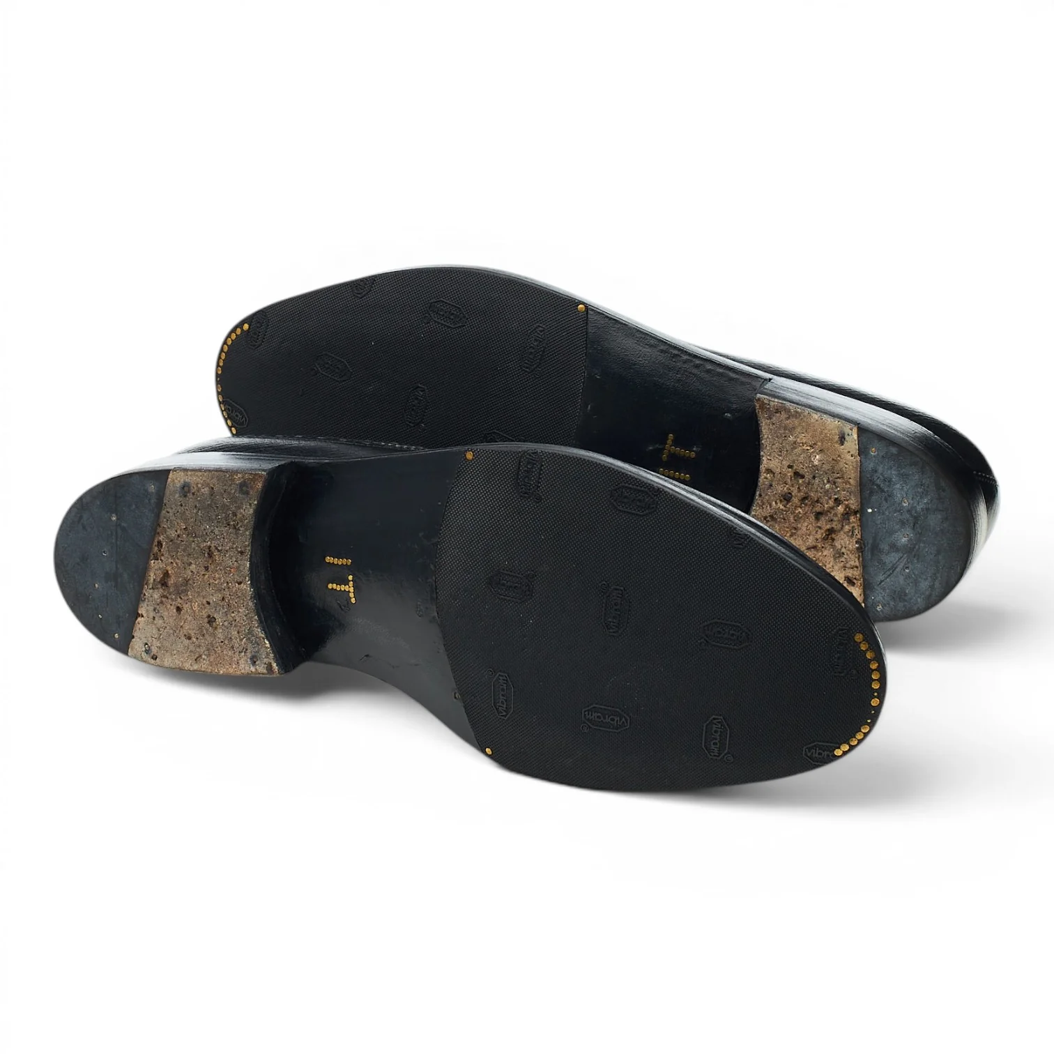Bespoke Black Grain Leather Derby Brogues UK 8.5 F - Image 5