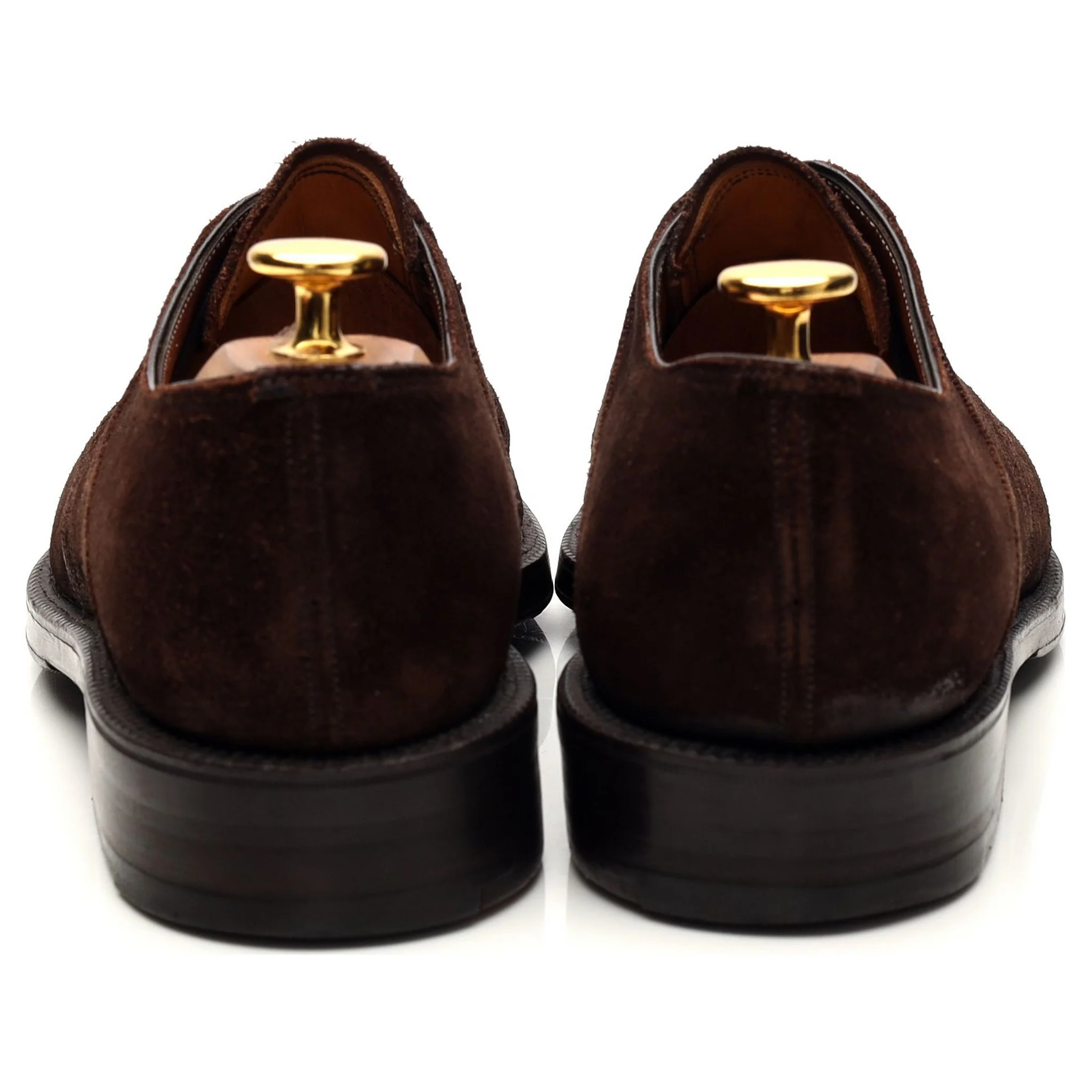 Bespoke Dark Brown Suede Saddle Oxfrod UK 6 / UK 6.5 E - Image 4