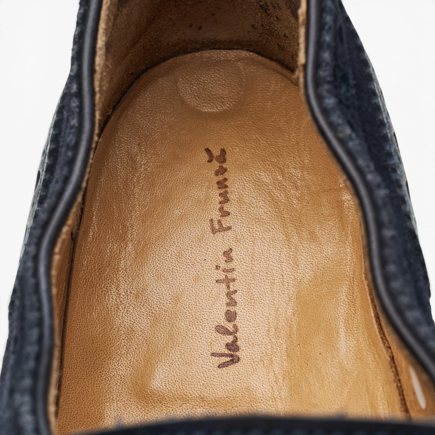 Bespoke Navy Blue Suede Fringed Monk Strap UK 8.5 F - Image 7