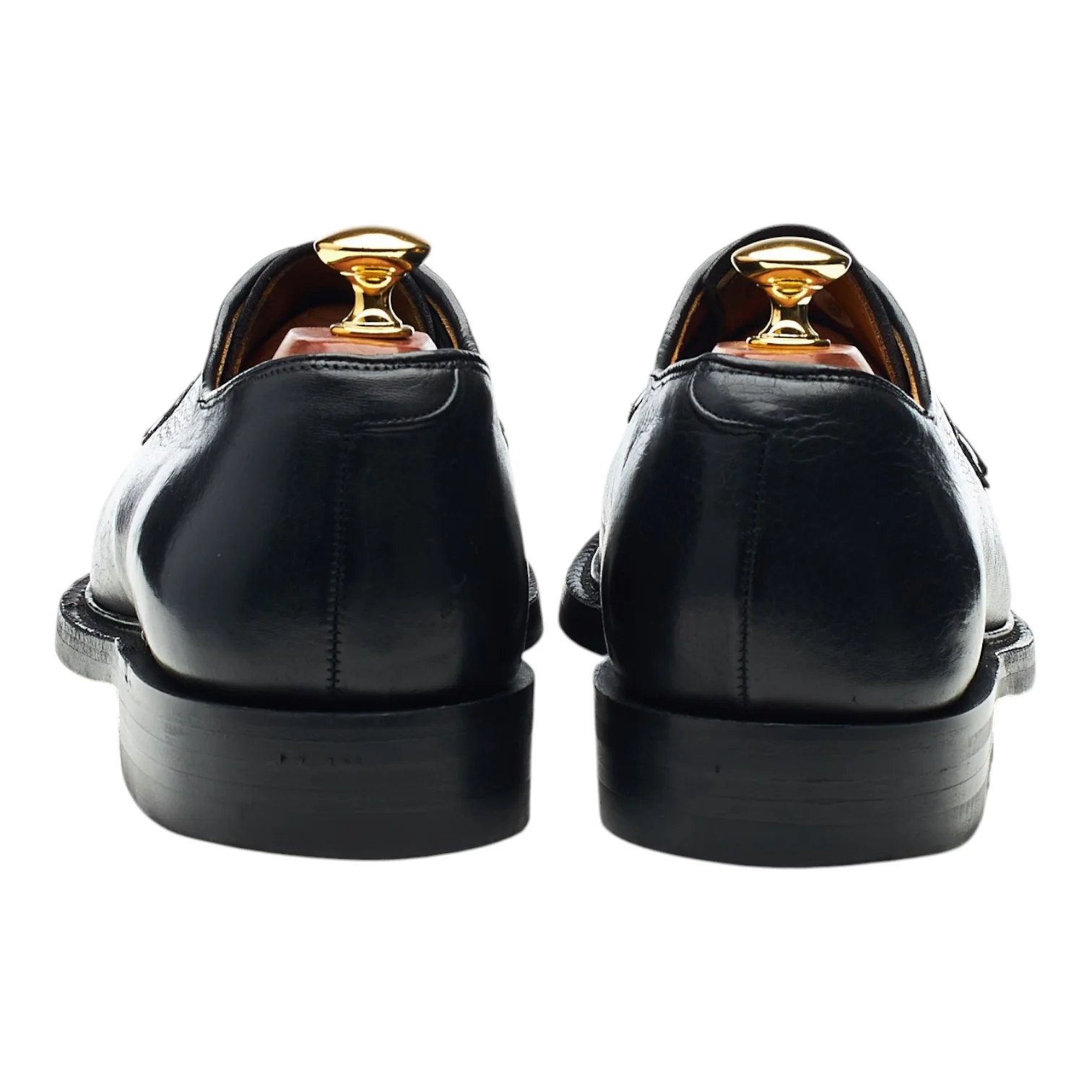 Black Grain Leather Derby UK 9 F - Image 4