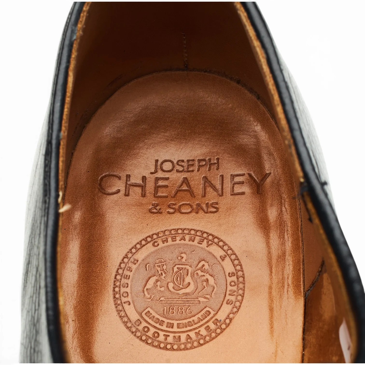Black Grain Leather Derby UK 9 F - Image 7
