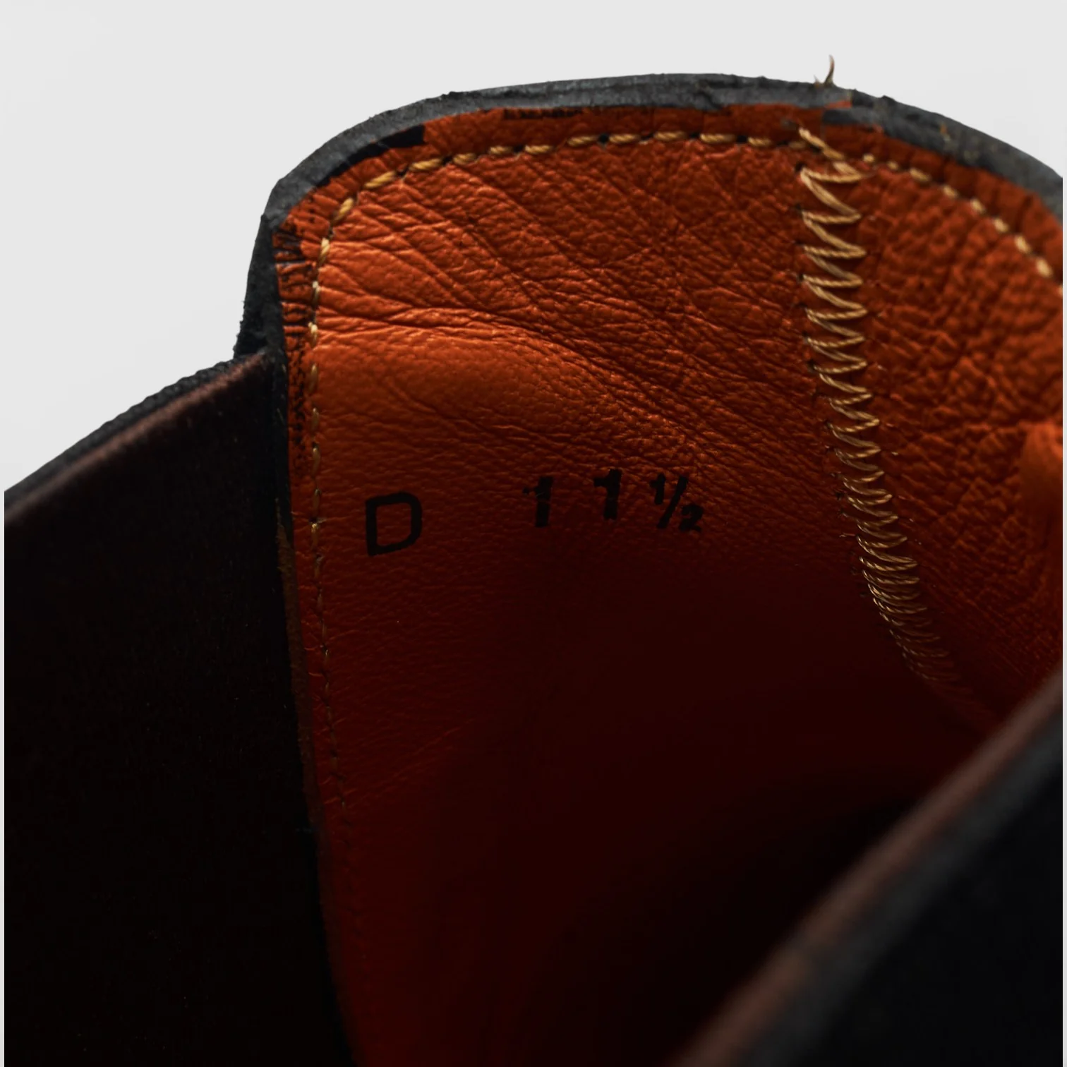 Black Leather Chelsea Boots UK 11.5 - Image 7