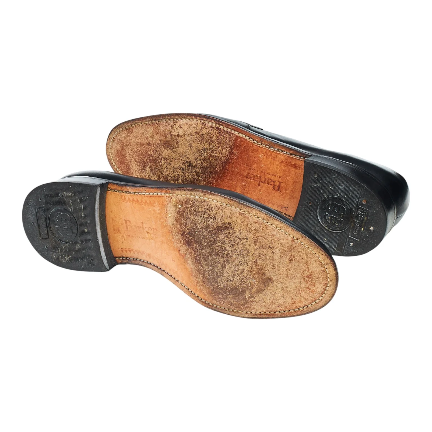 Black Leather Derby UK 7 E - Image 5