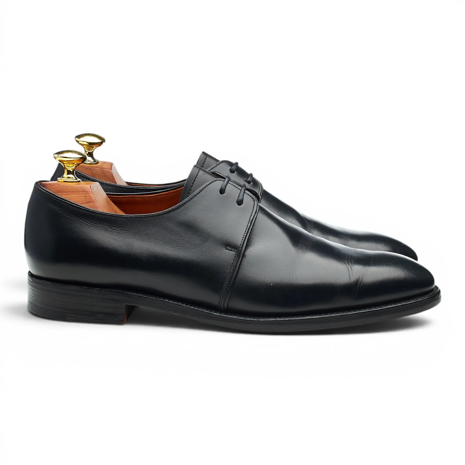 Black Leather Derby UK 7 F