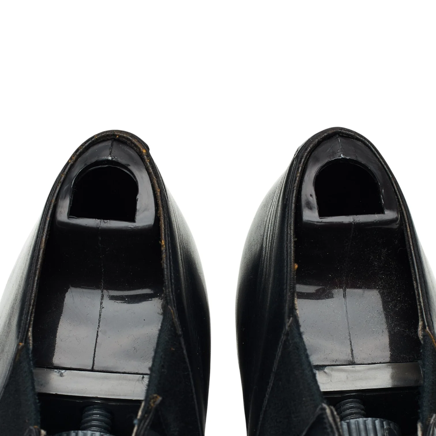 Black Leather Lazyman Slip On Loafers UK 6.5 E - Image 6