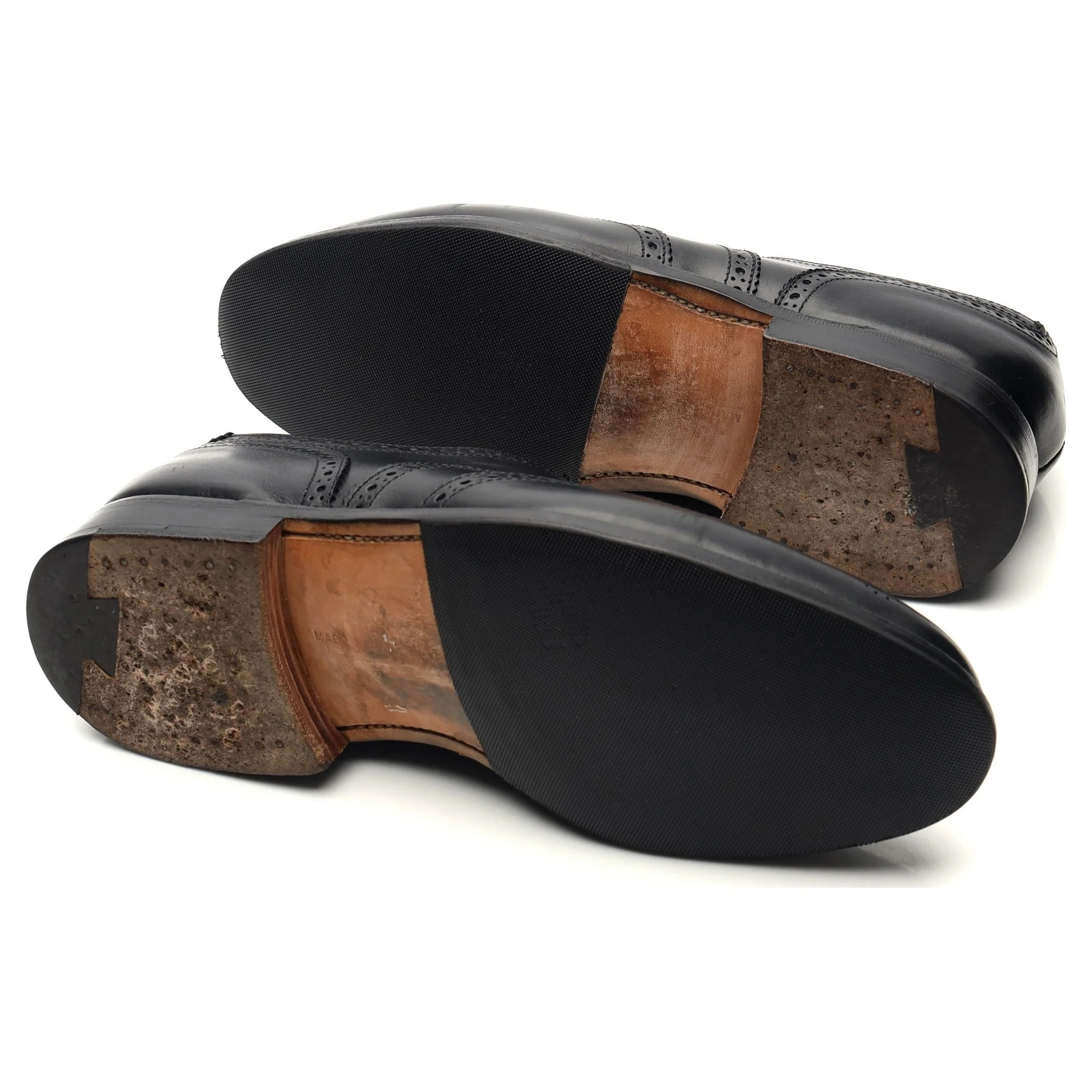 'Epsom' Black Leather Oxford Brogues UK 6 - Image 5