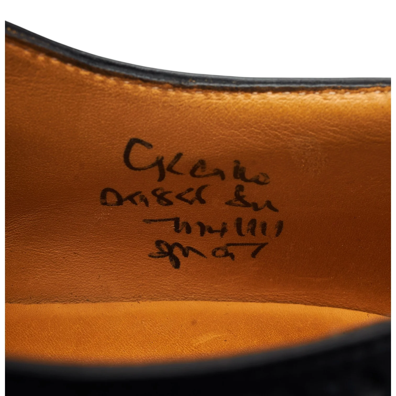 'Trent' Black Leather Oxford Brogues UK 9.5 G - Image 7
