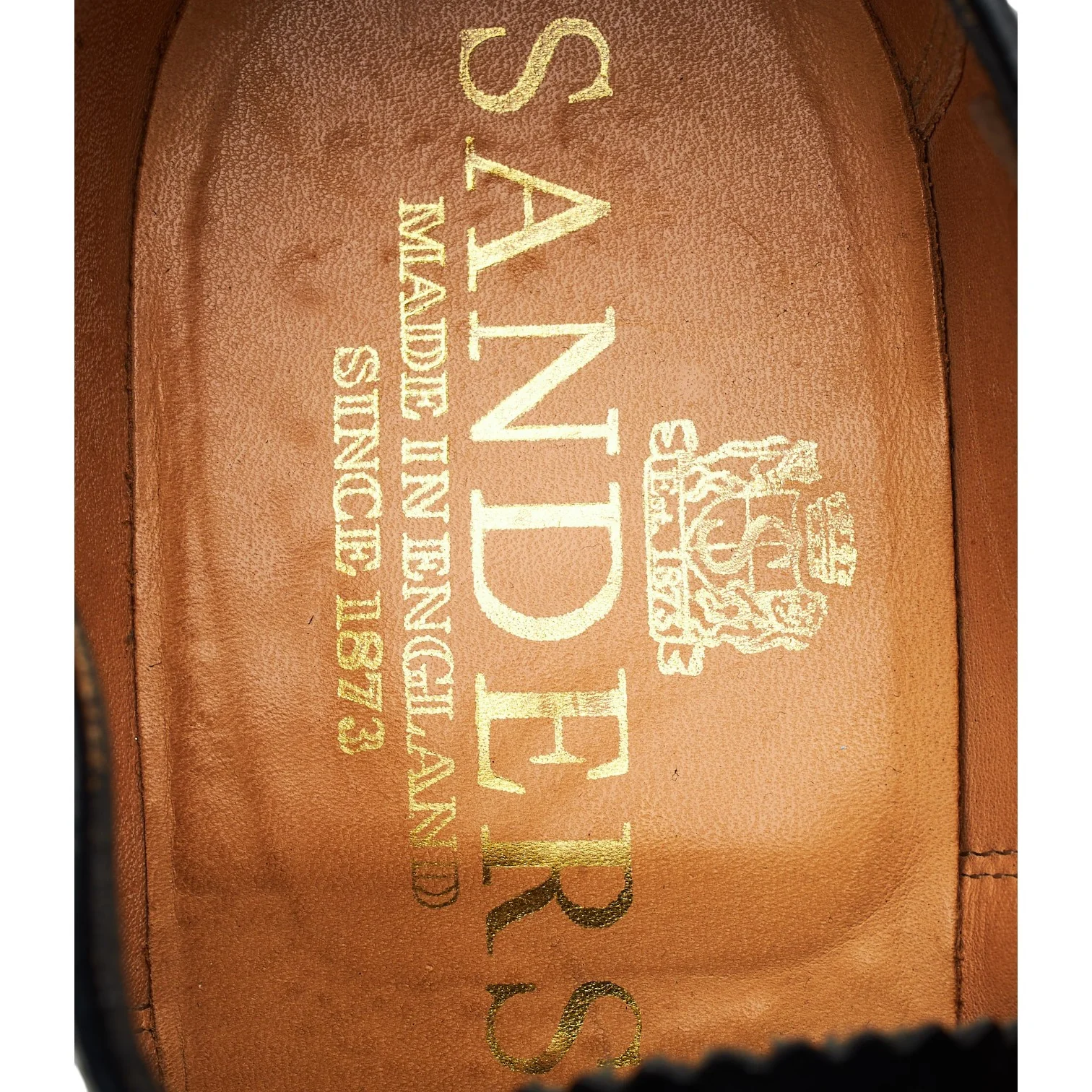 Black Leather Oxford UK 9 - Image 6
