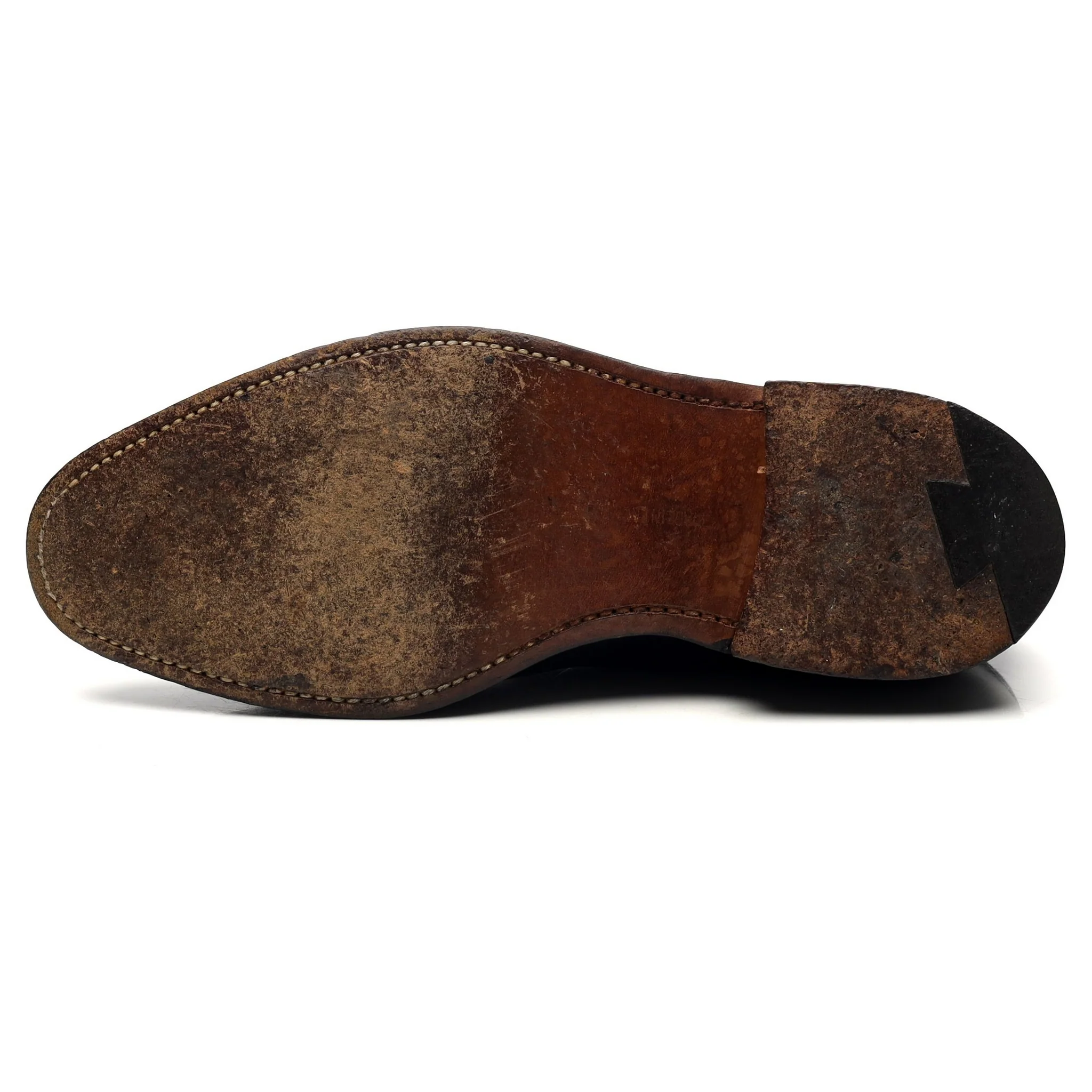 Black Leather Oxford UK 6.5 E - Image 10