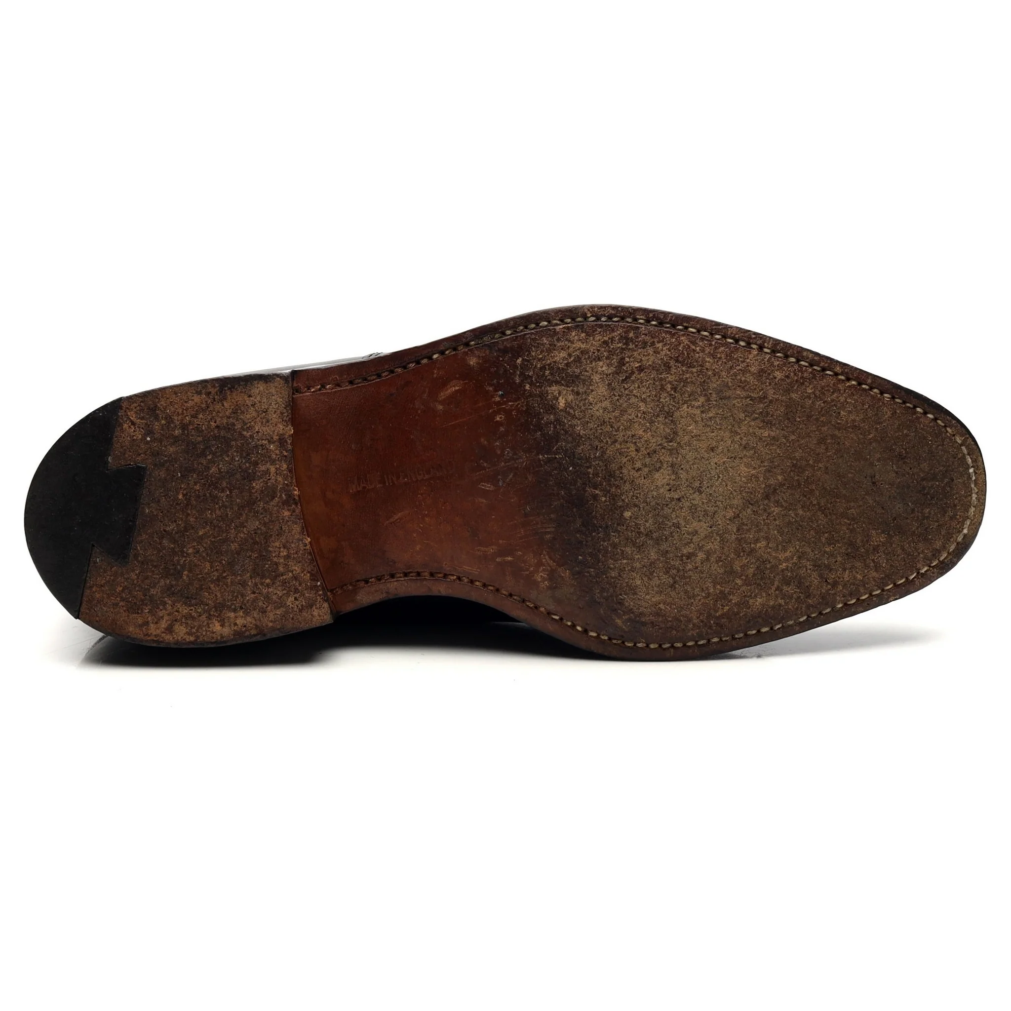 Black Leather Oxford UK 6.5 E - Image 11