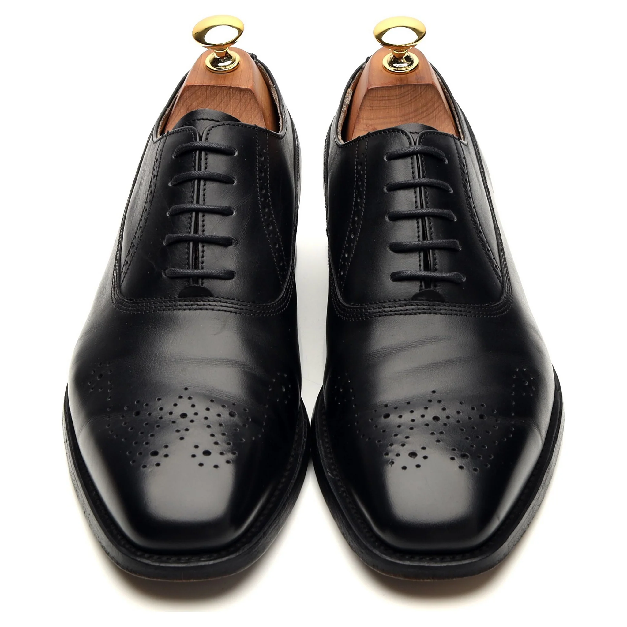 Black Leather Oxford UK 6.5 FX - Image 2