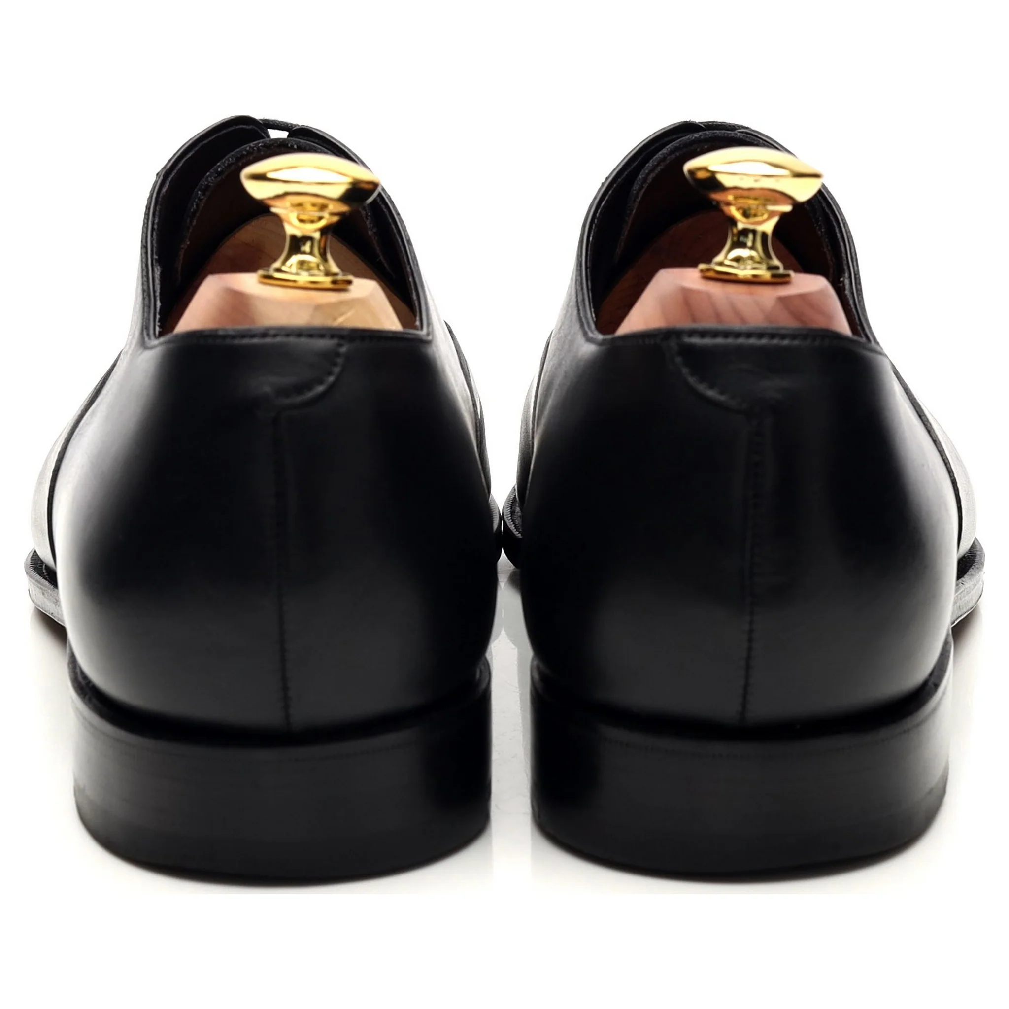 '80386' Black Leather Oxford UK 7.5 - Image 4