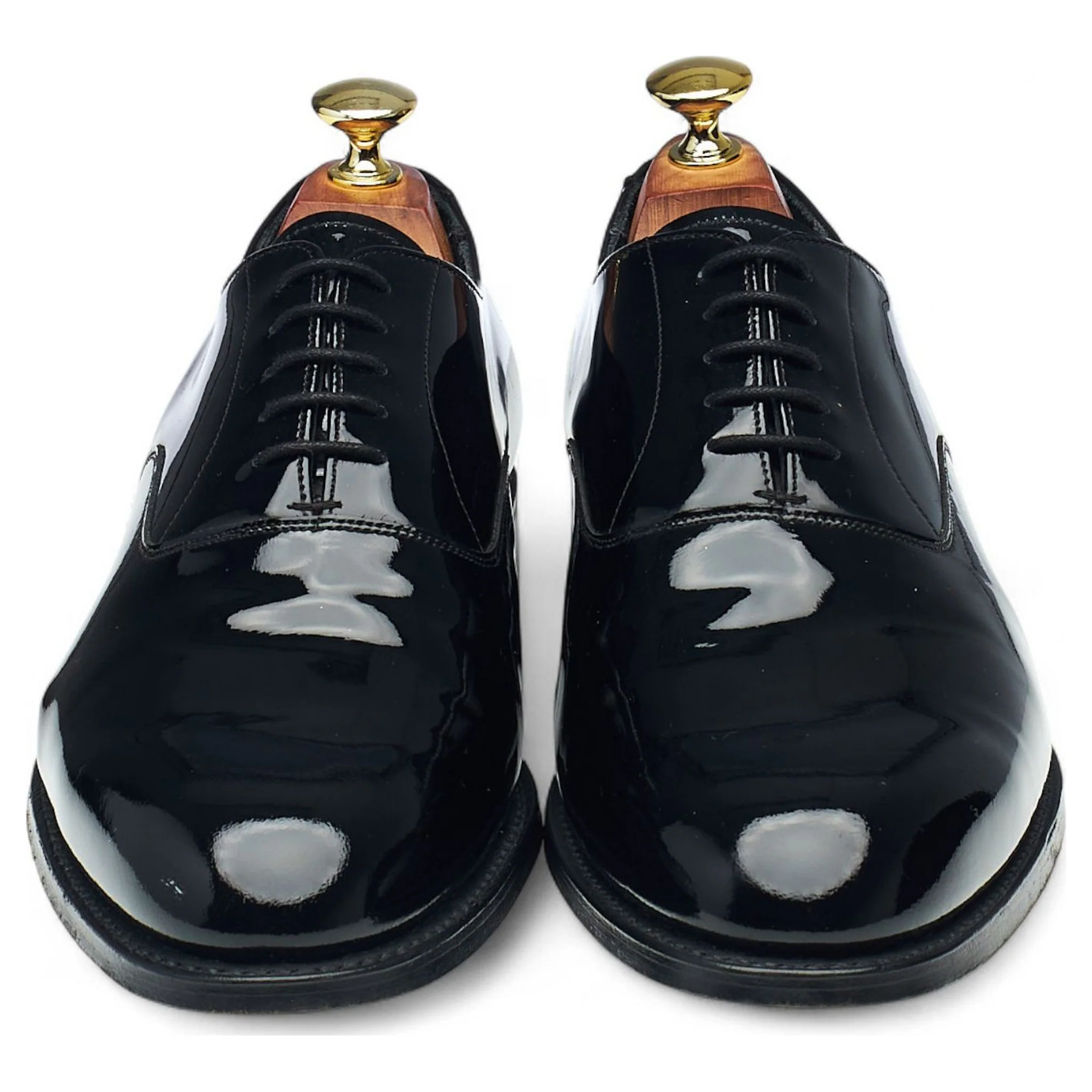Black Patent Leather Oxford UK 7 F - Image 2