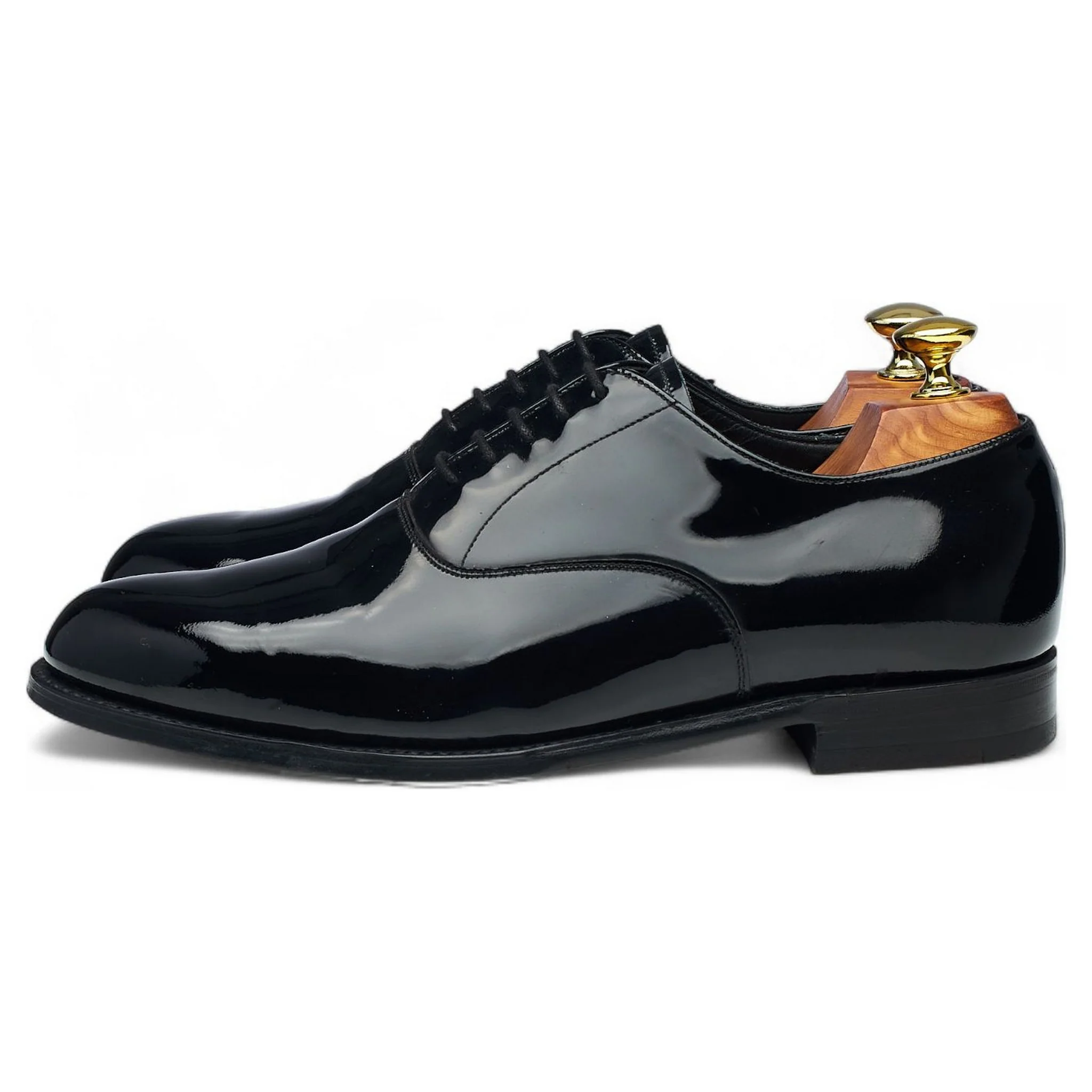 Black Patent Leather Oxford UK 7 F - Image 3