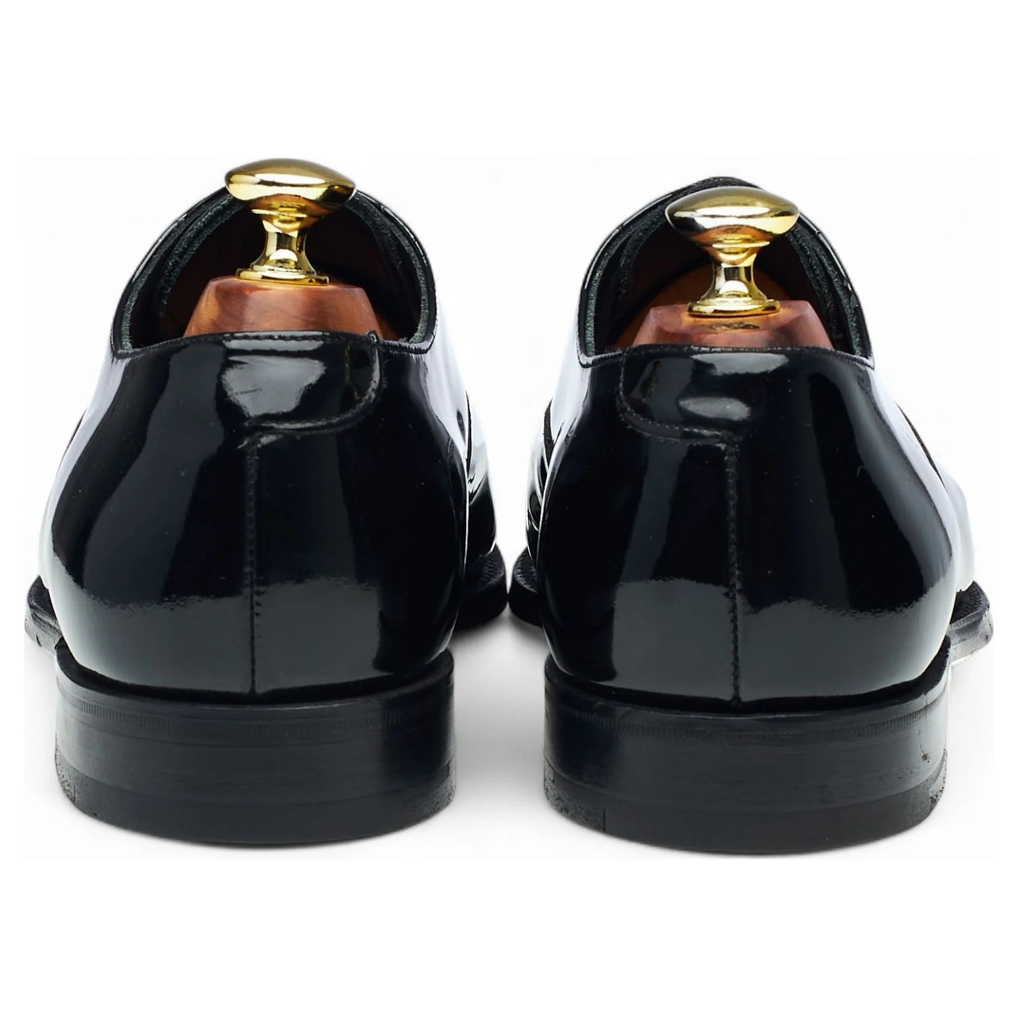 Black Patent Leather Oxford UK 7 F - Image 4