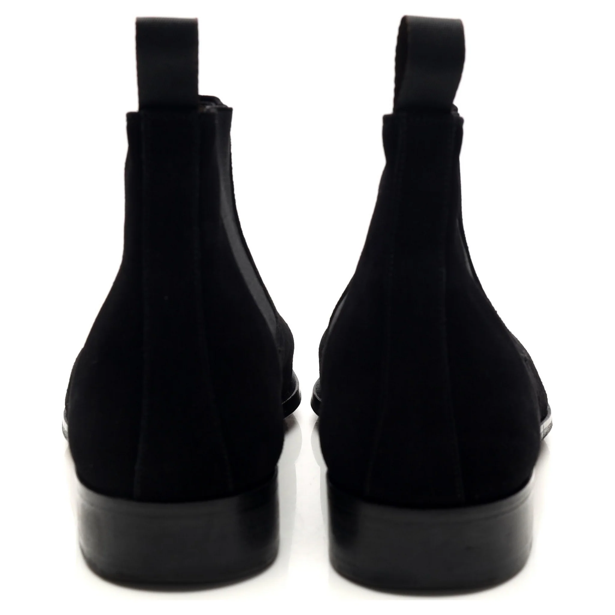 Black Suede Chelsea Boots UK 6.5 - Image 4
