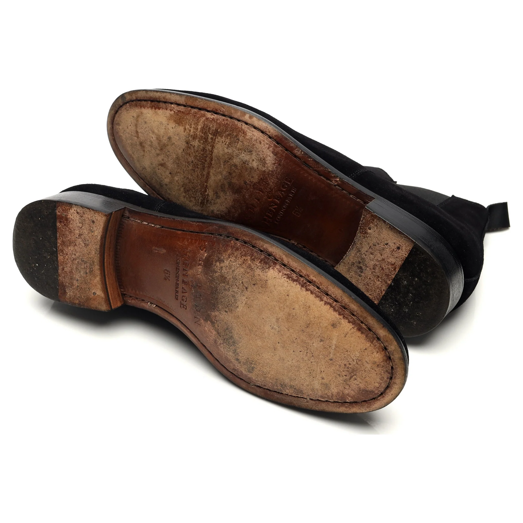 Black Suede Chelsea Boots UK 6.5 - Image 5