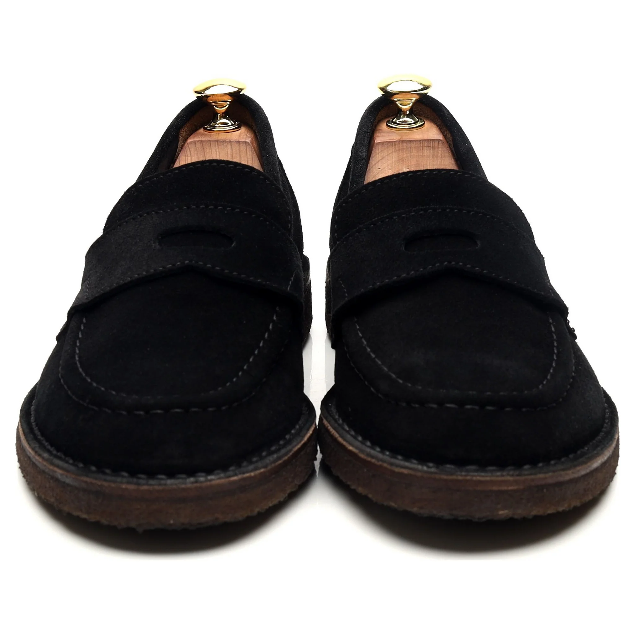 'Canal' Black Suede Loafers UK 8 - Image 8