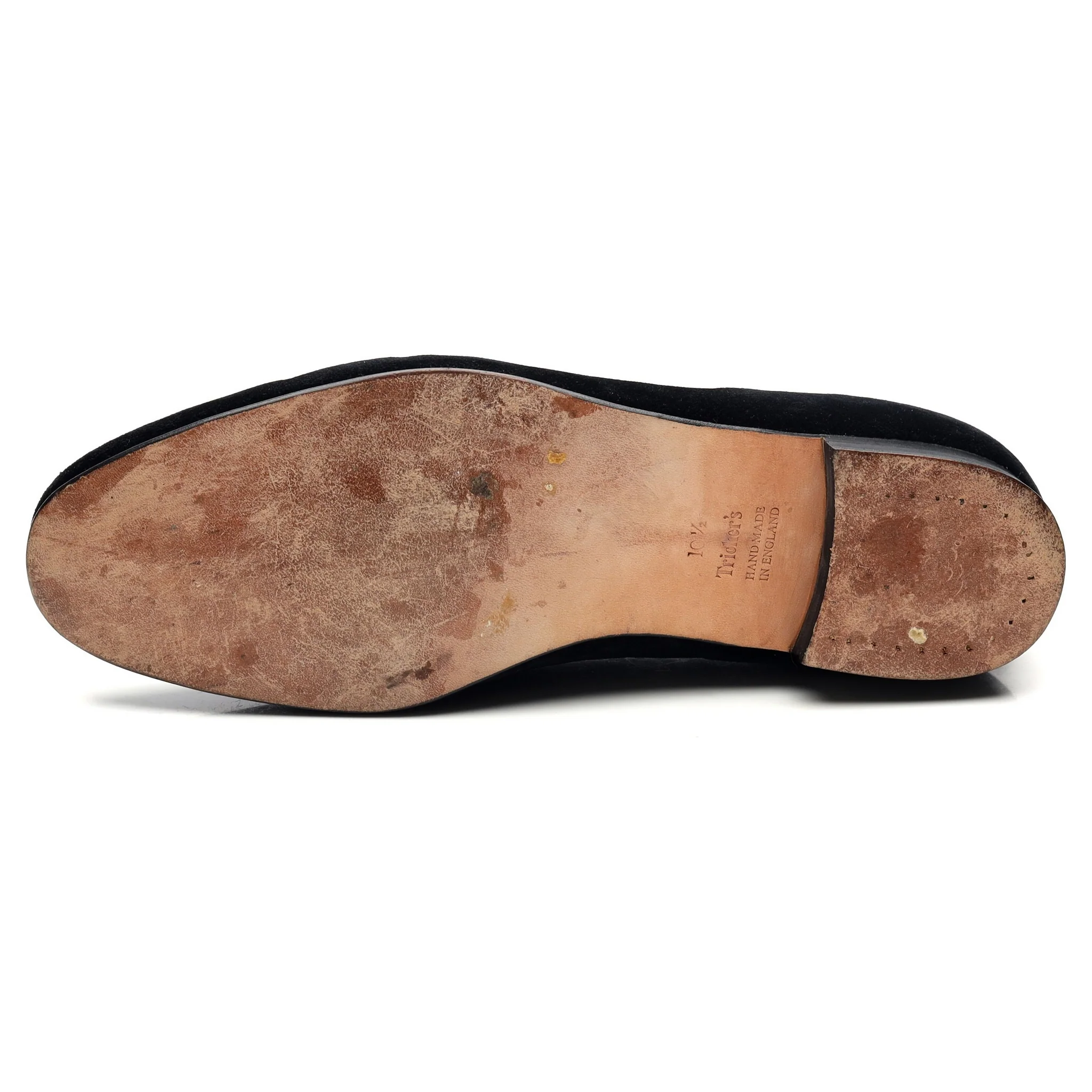 'Lion' Black Velvet Slippers UK 10.5 - Image 10