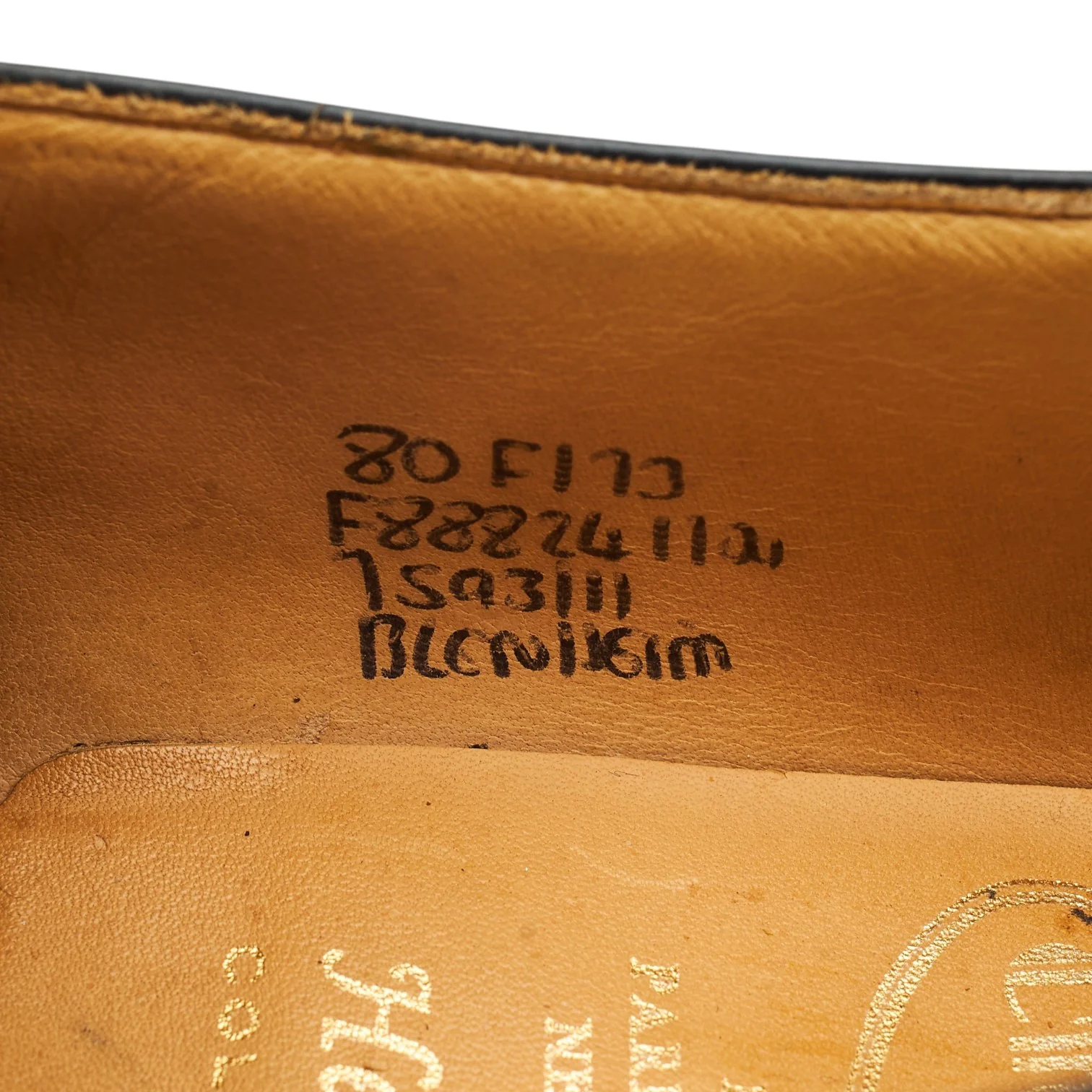'Blenheim' Black Leather Monk Strap UK 8 F - Image 7