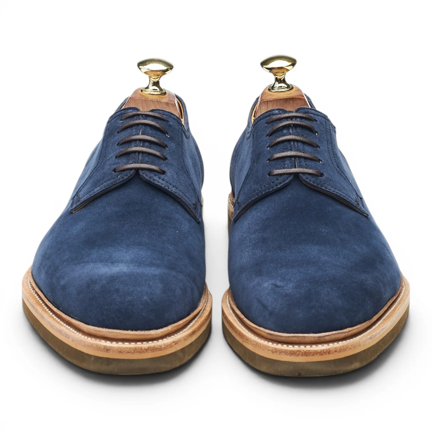 Blue Suede Derby UK 7 F - Image 2
