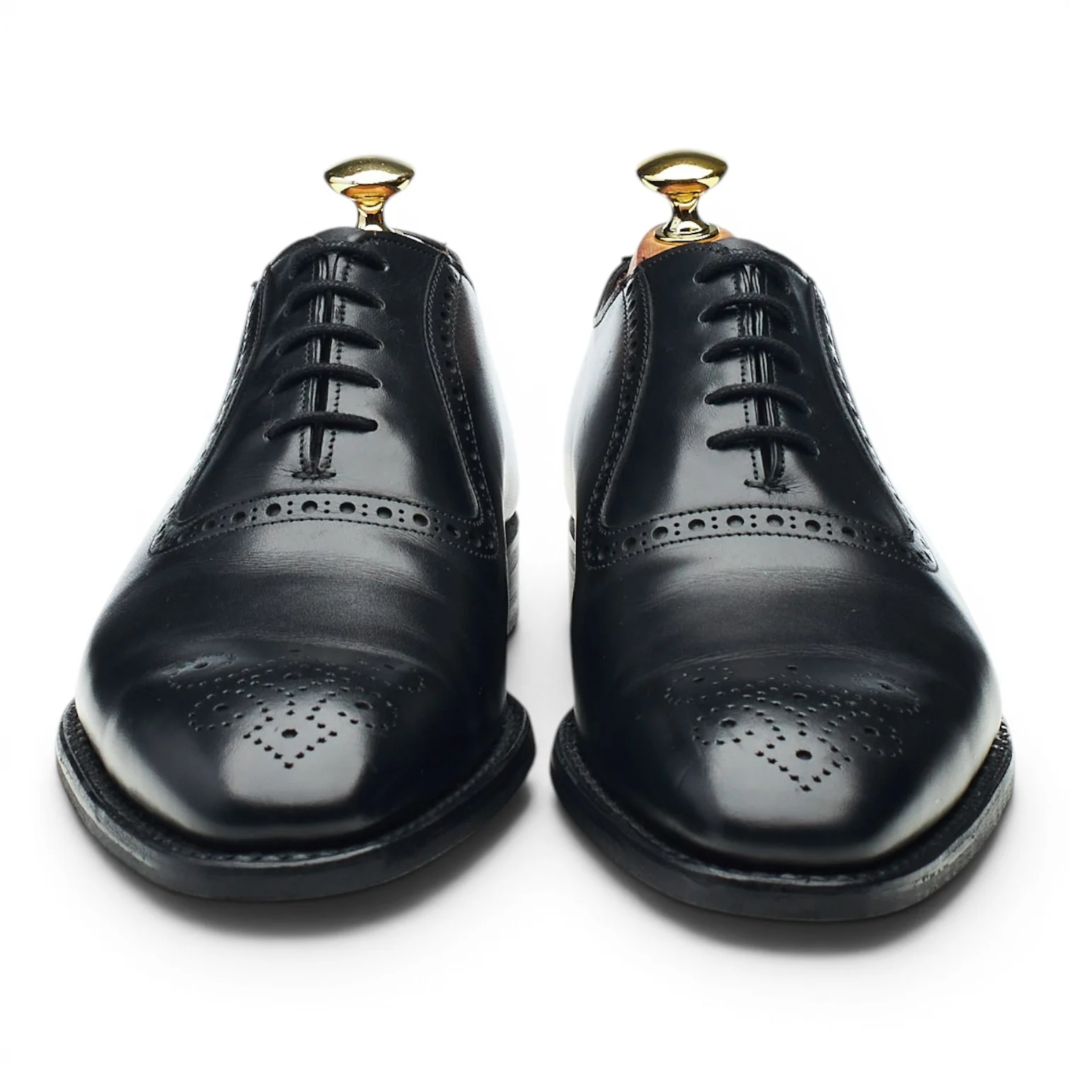 Bodileys 'Daventry' Black Leather Oxford Brogues UK 7 F - Image 2