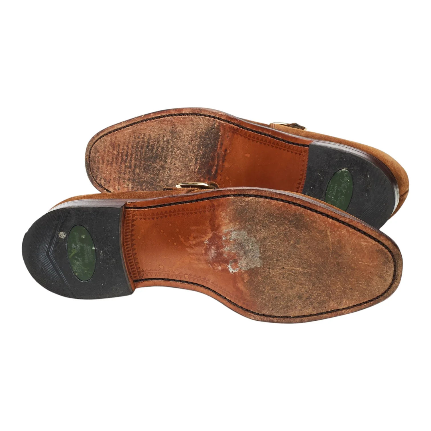 'Bond' Snuff Brown Suede Monk Strap UK 6.5 F - Image 5