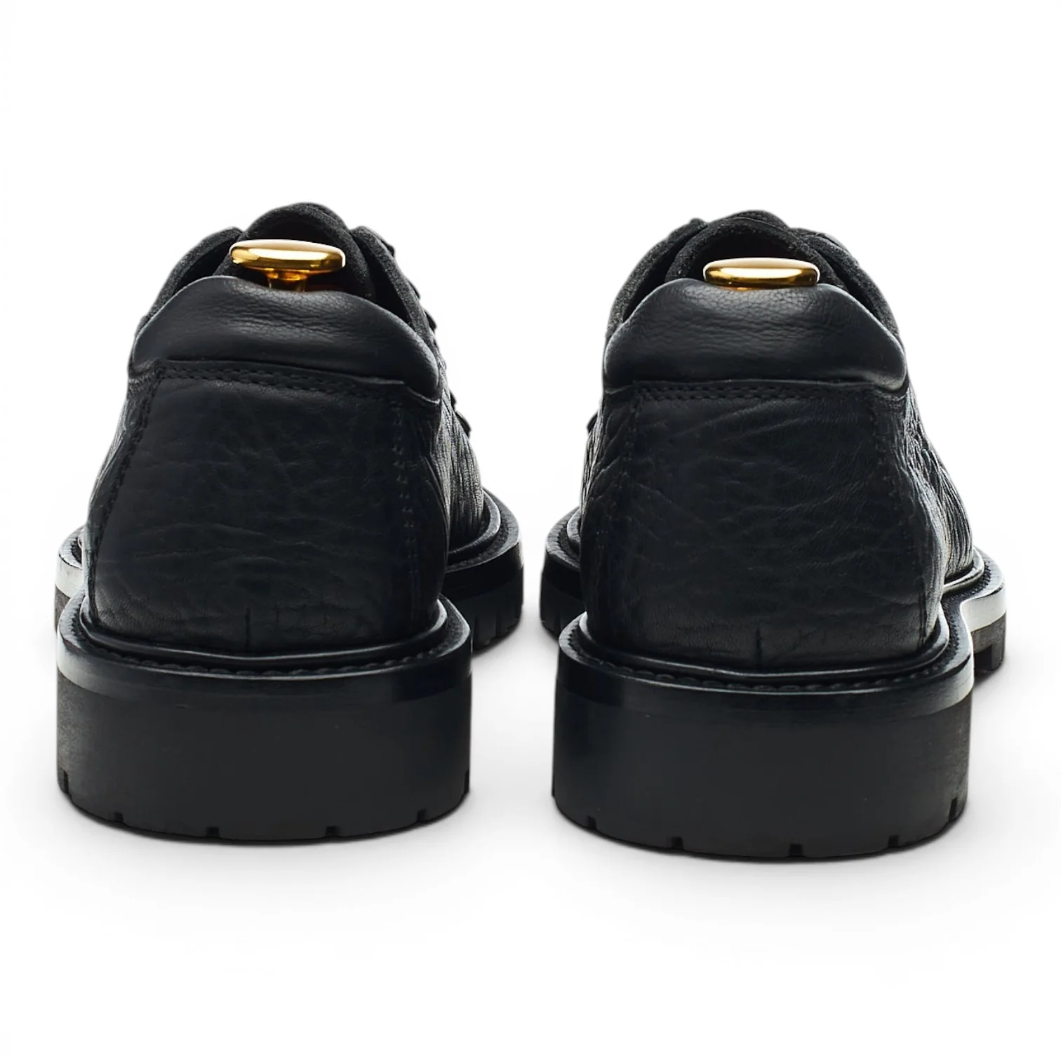 'Boss 007' Black Leather Hiking Derby UK 5 EU 39 - Image 4