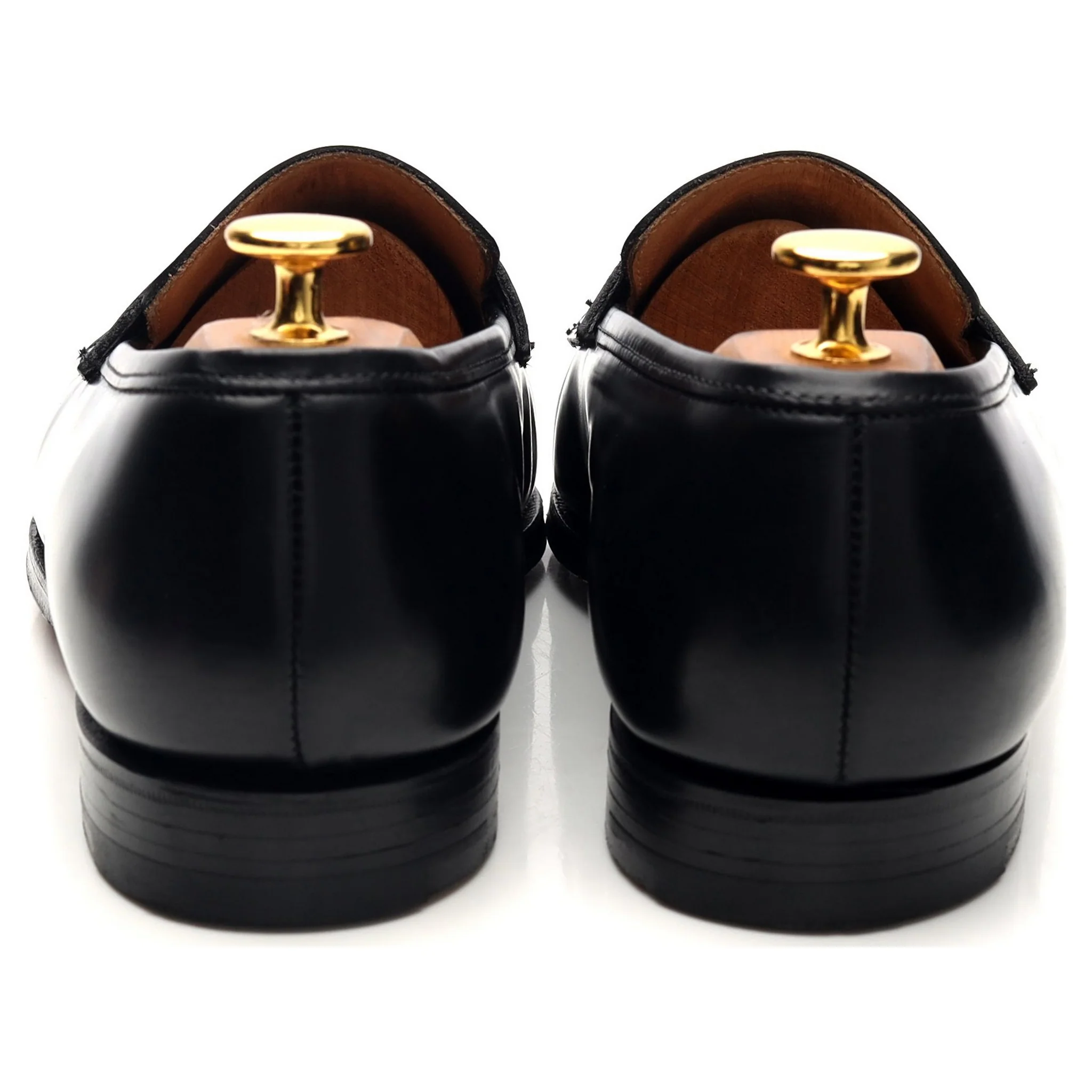 'Boston' Black Leather Loafers UK 6 G - Image 4