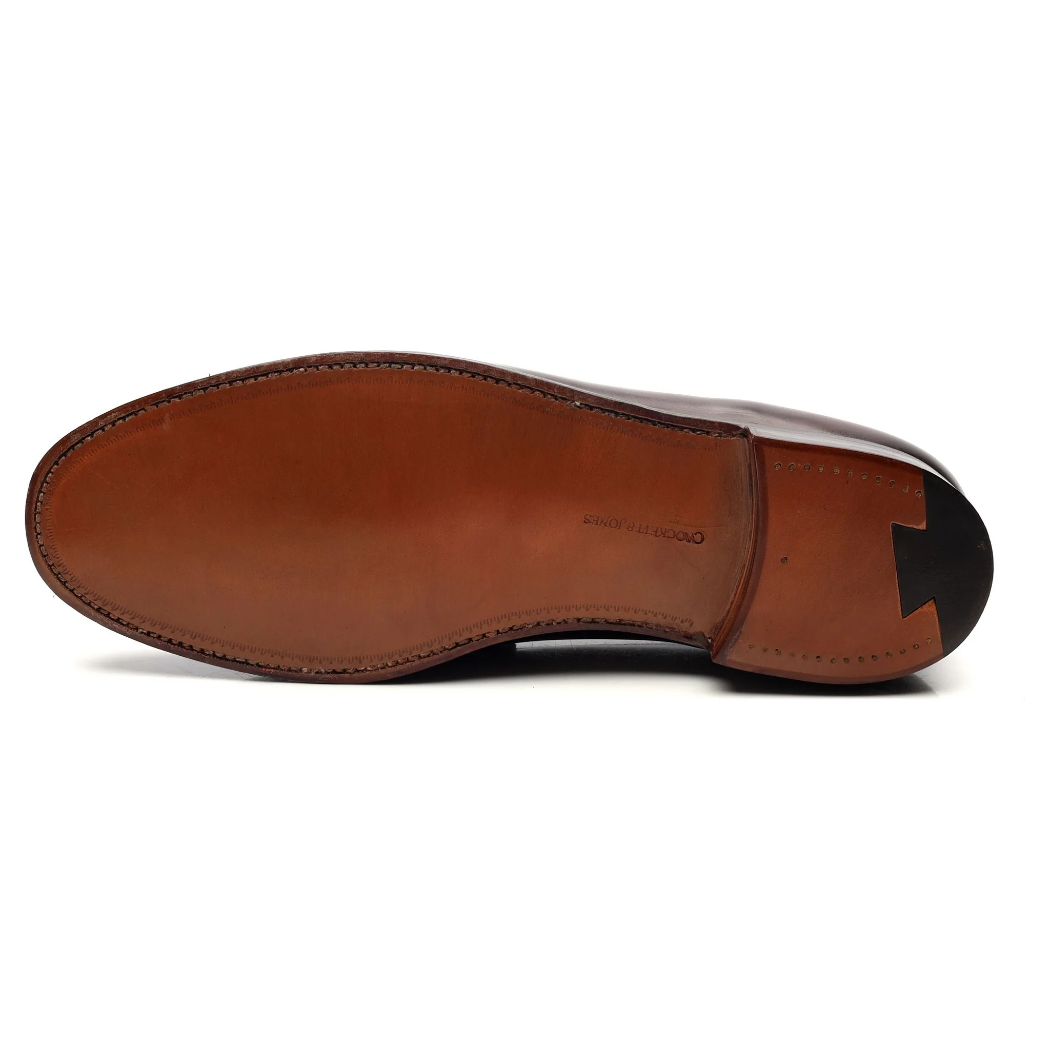 'Boston' Burgundy Leather Loafers UK 9.5 E - Image 10