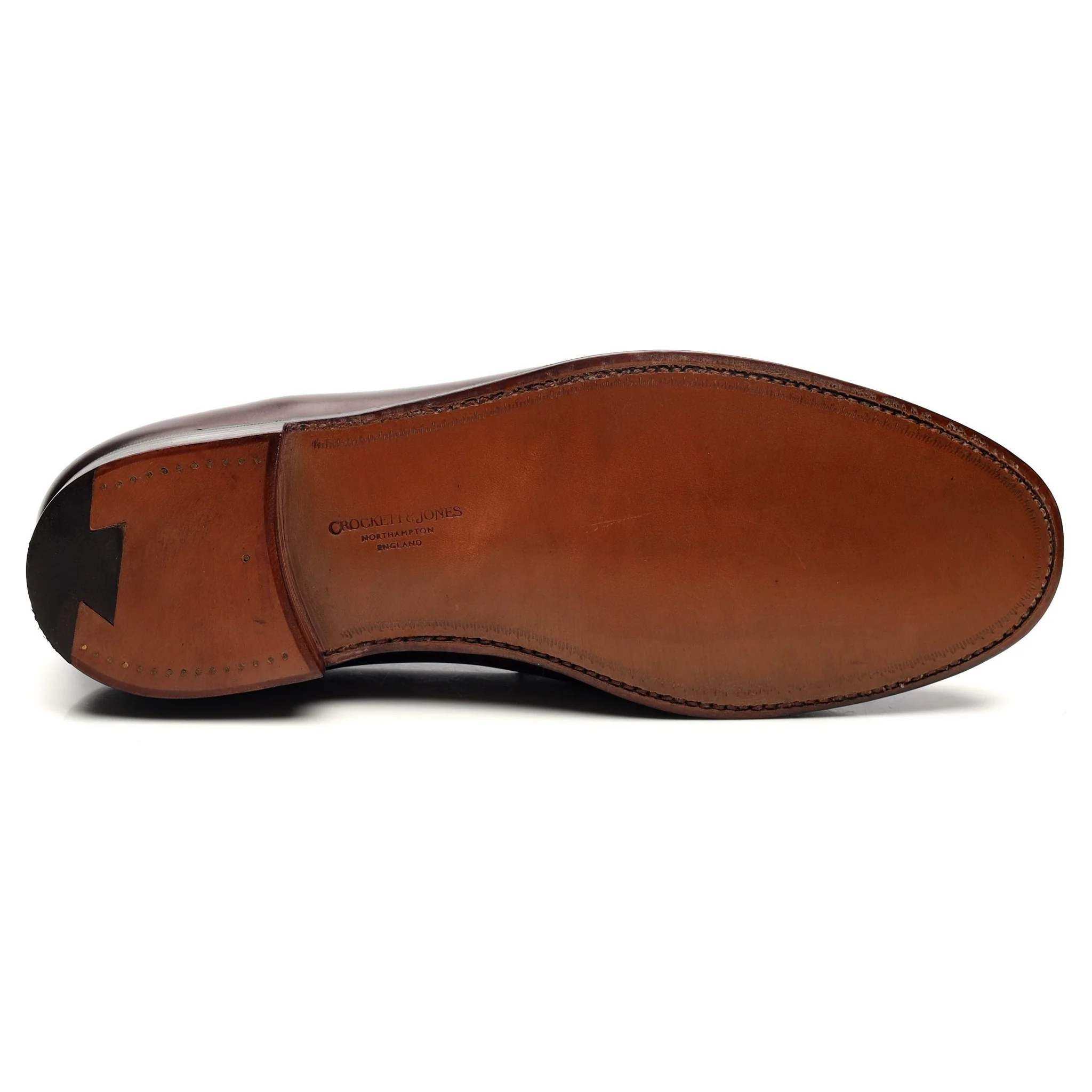 'Boston' Burgundy Leather Loafers UK 9.5 E - Image 11