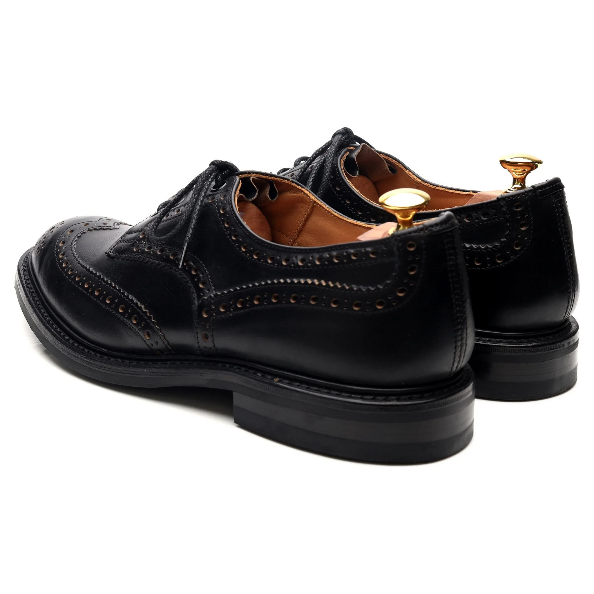 Kafka 'Bourton' Black Leather Derby Brogues UK 9.5 - Image 3