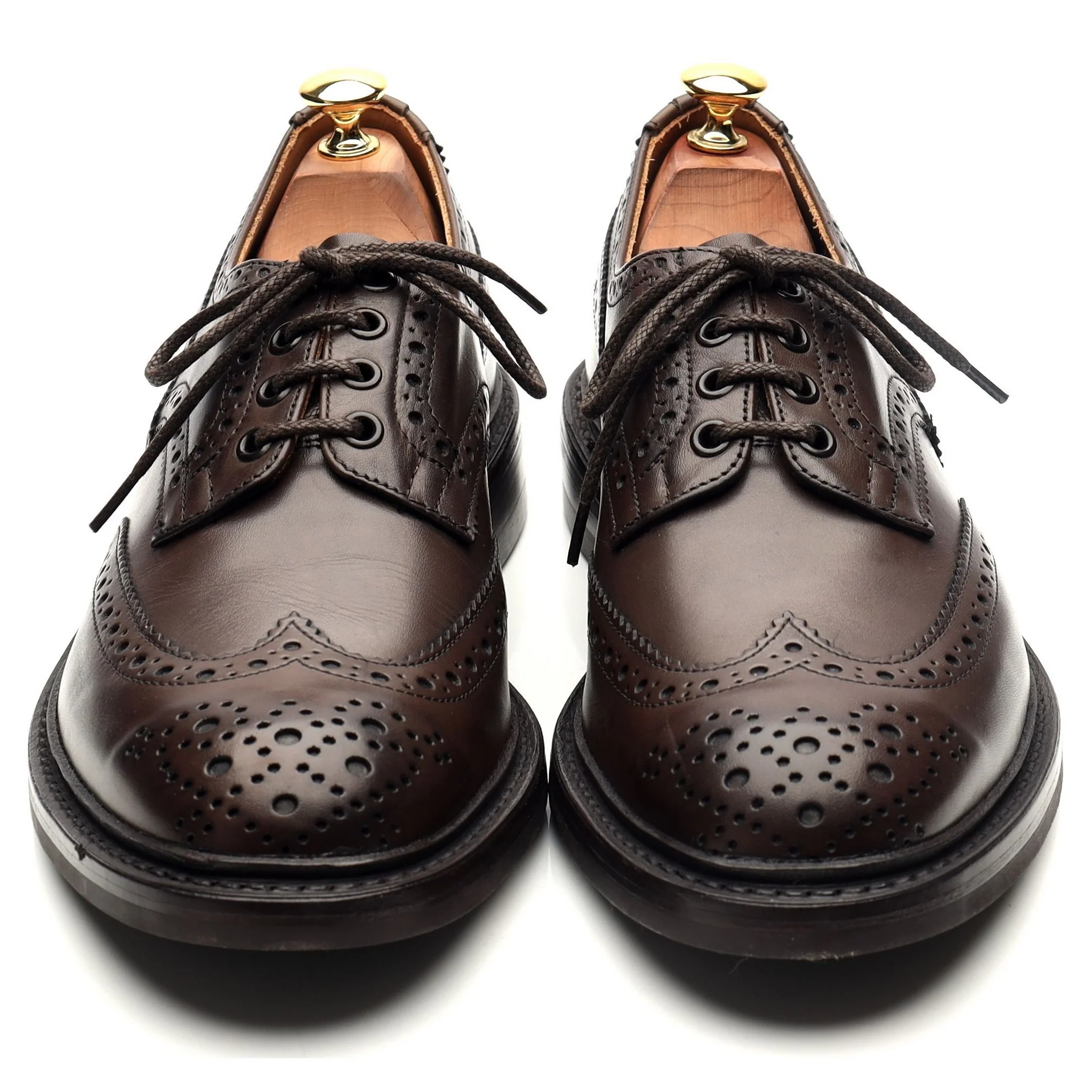 'Bourton' Dark Brown Leather Derby UK 9 - Image 9