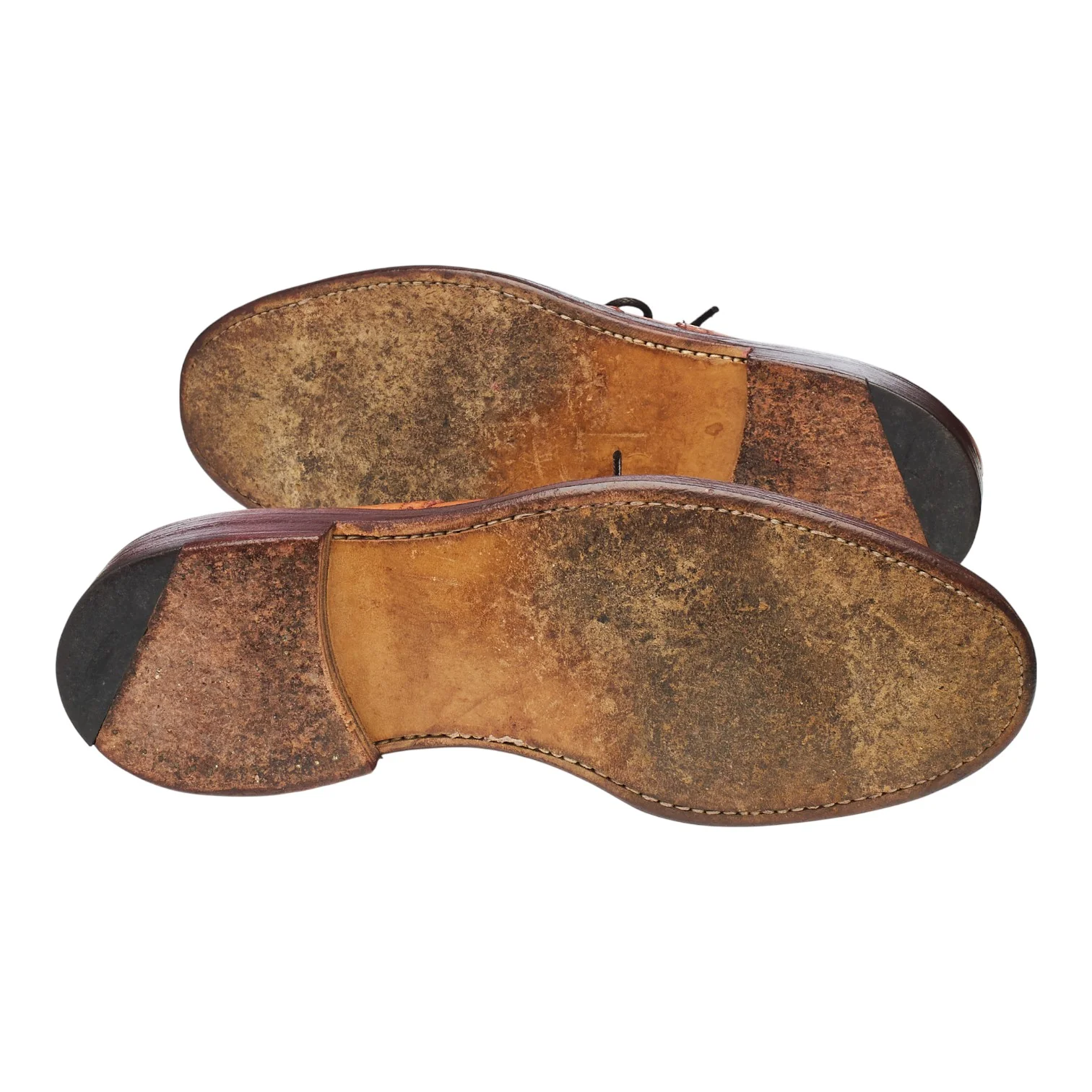 Vintage 'Bourton' Tan Brown Leather Derby Brogues UK 9 - Image 5