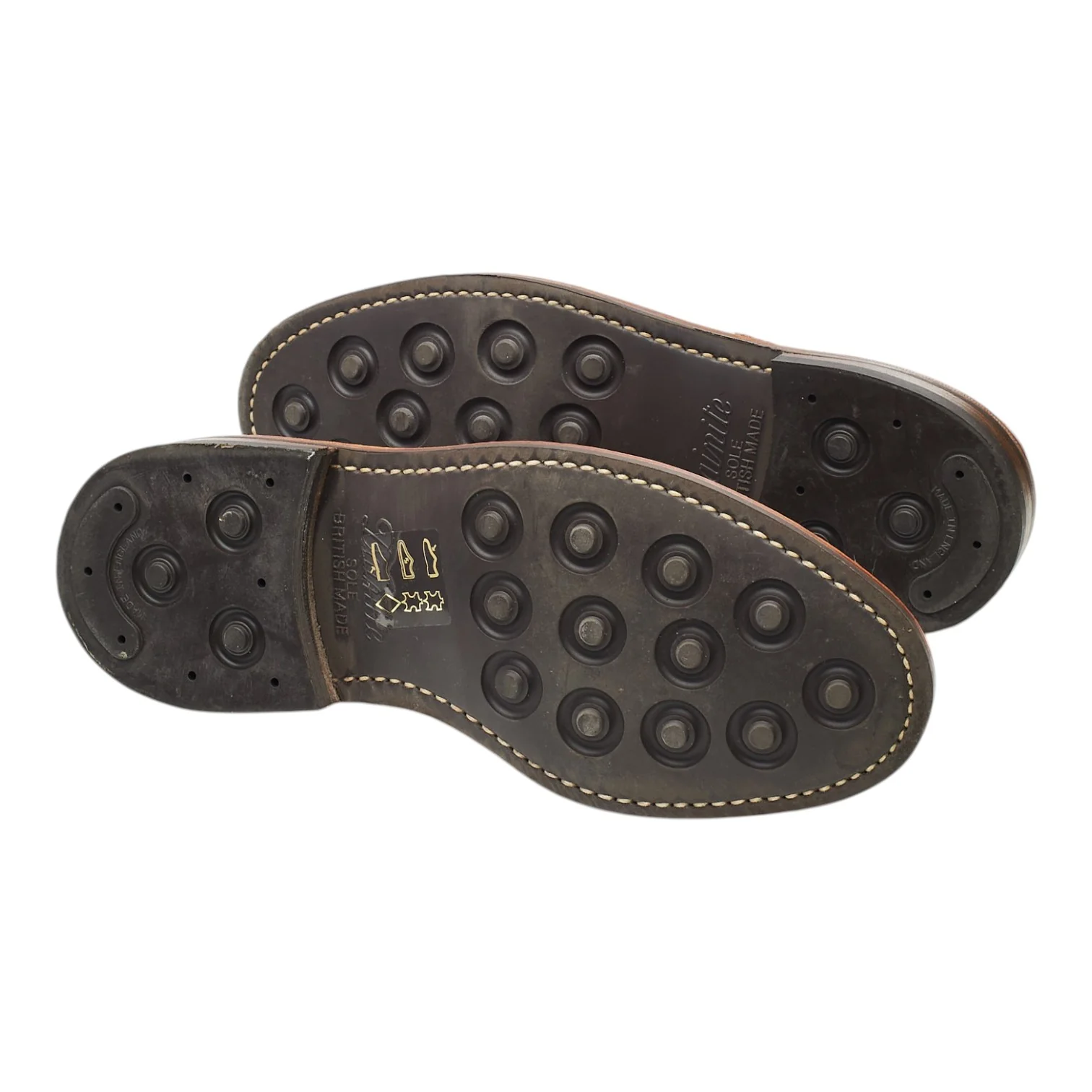 'Bourton' Tan Brown Leather Derby Brogues UK 6 - Image 5