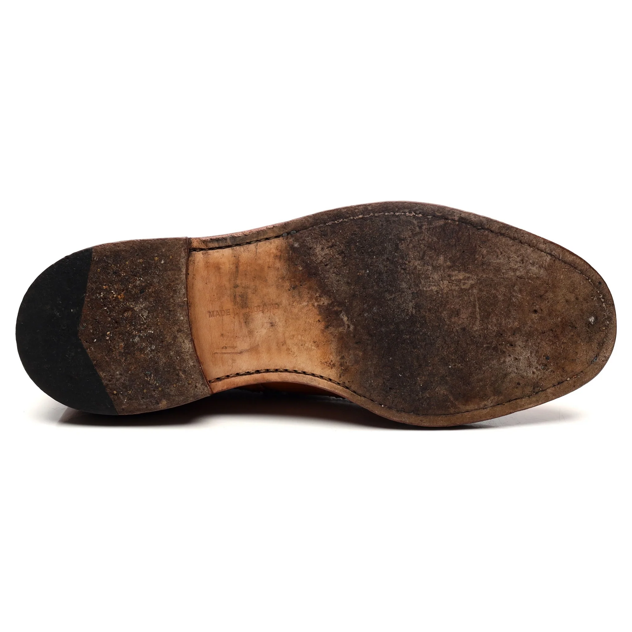 'Bourton' Tan Brown Leather Derby Brogues UK 9.5 - Image 11