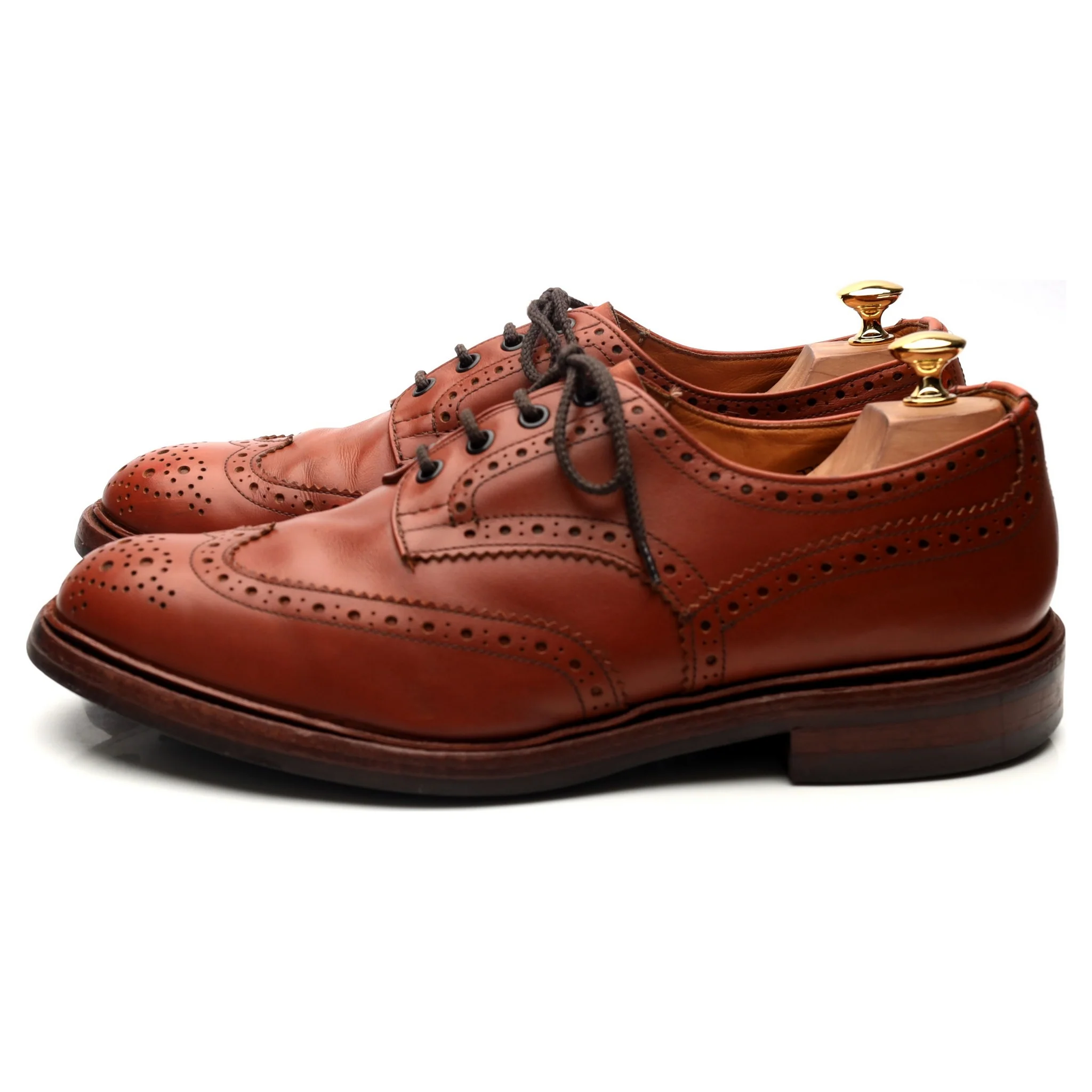'Bourton' Tan Brown Leather Derby UK 10.5 - Image 2